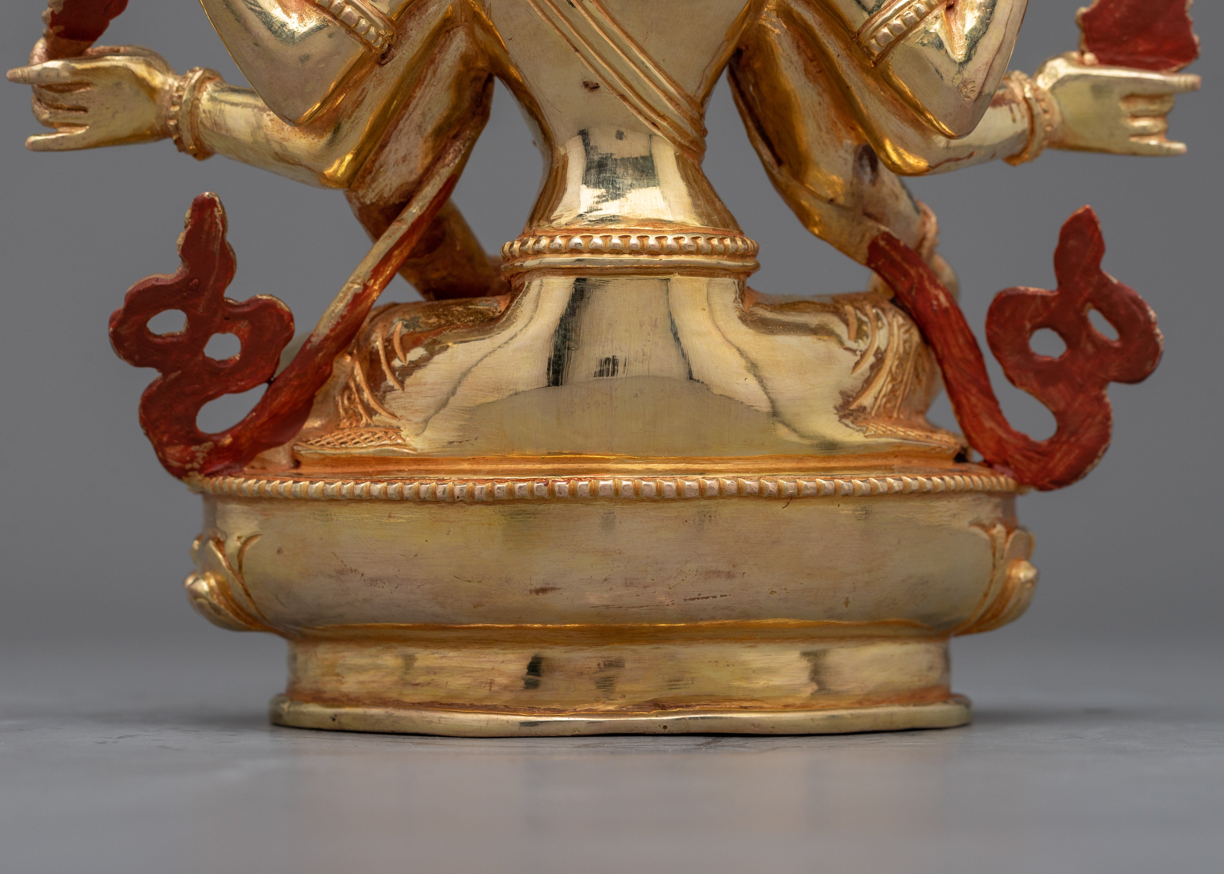 Golden Vasudhara Statue | Immerse Yourself in the Opulence