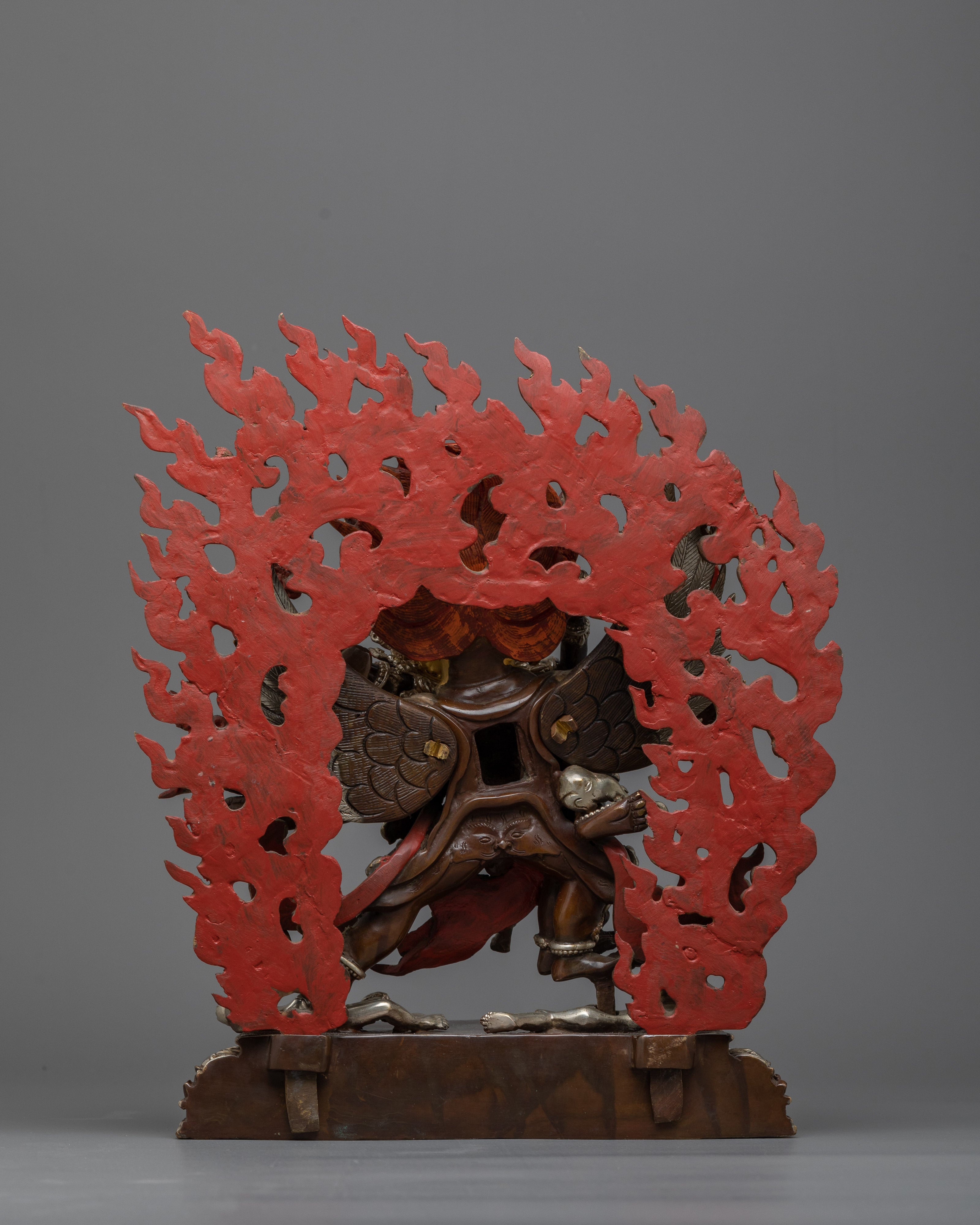 Hayagriva with His Consort Statue | Invoking Spiritual Protection and Wisdom