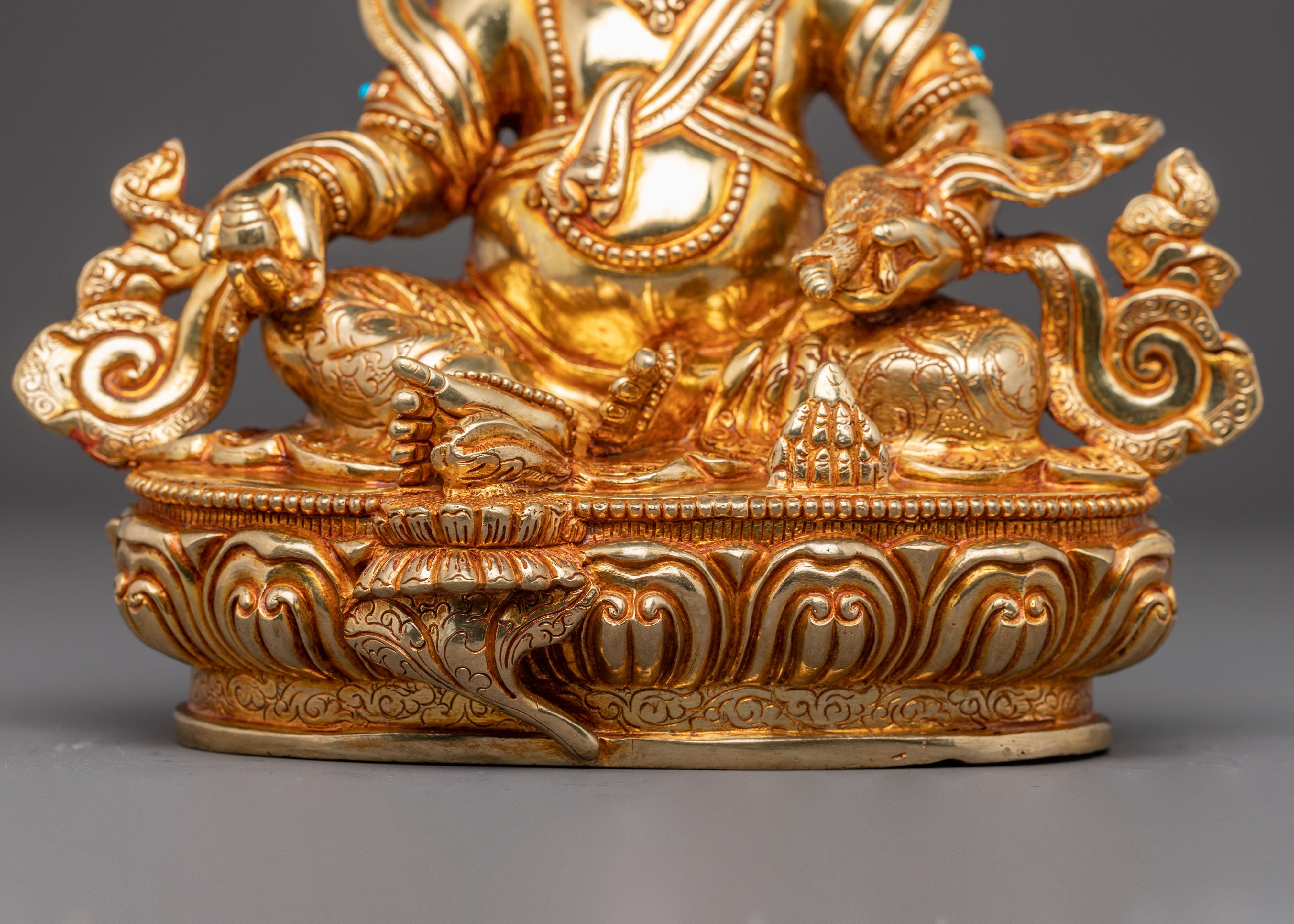 Handmade Dzambhala Statue for Abundance | Wealth and Prosperity Deity