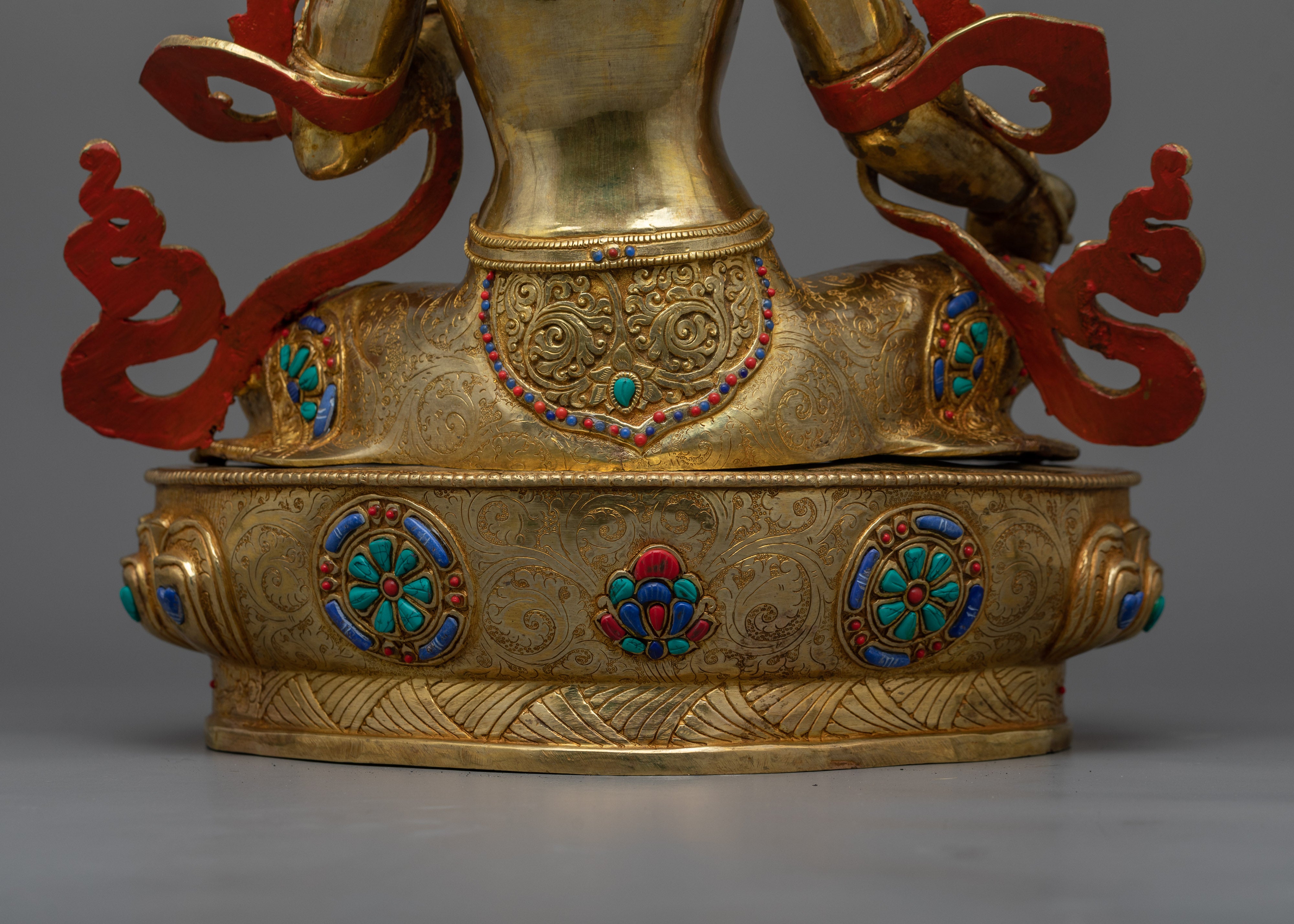 Goddess of Liberation Green Tara Statue | Embrace Compassion and Spiritual Freedom