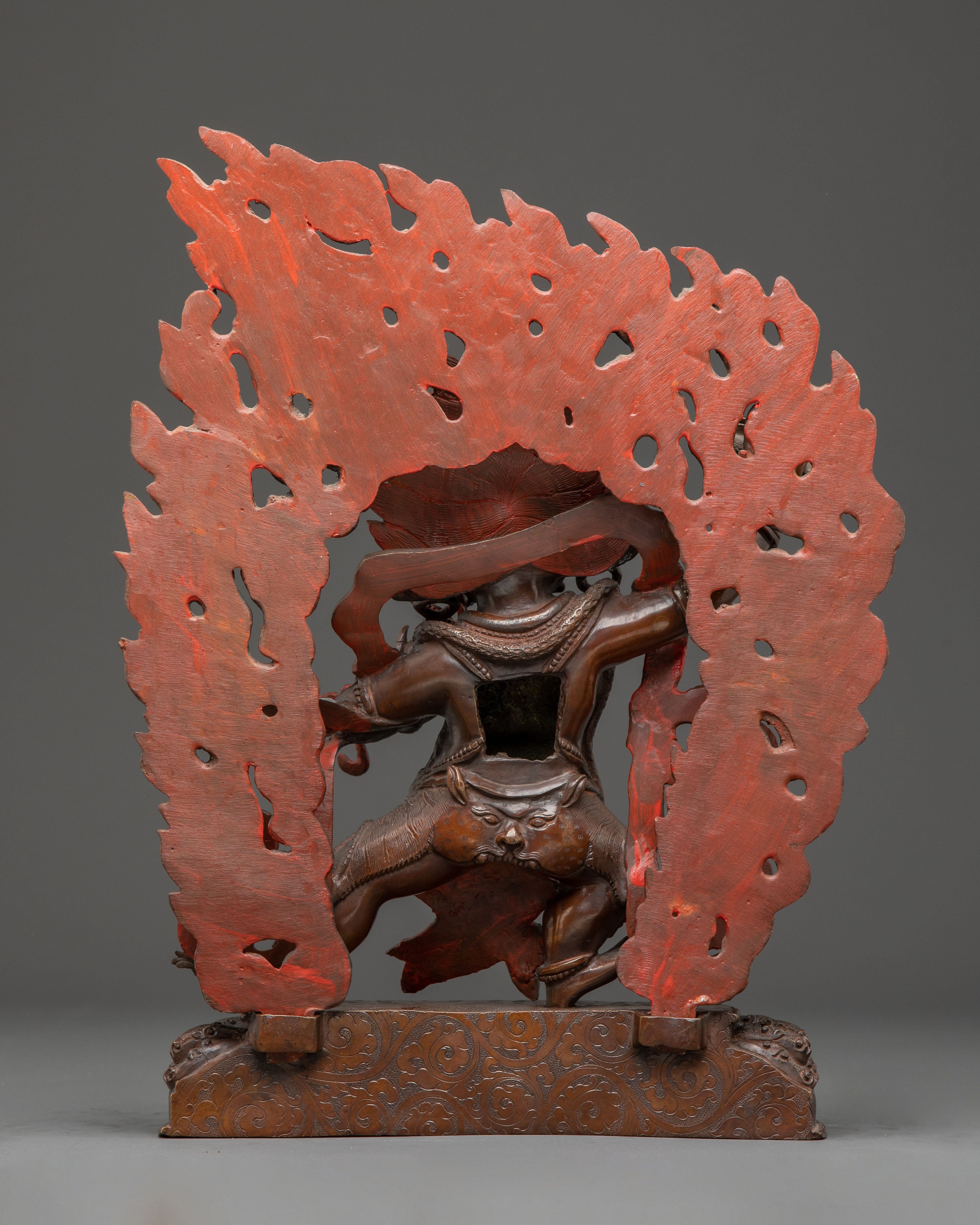 Handcrafted Vajrapani Art: Wrathful Protector of Dharma