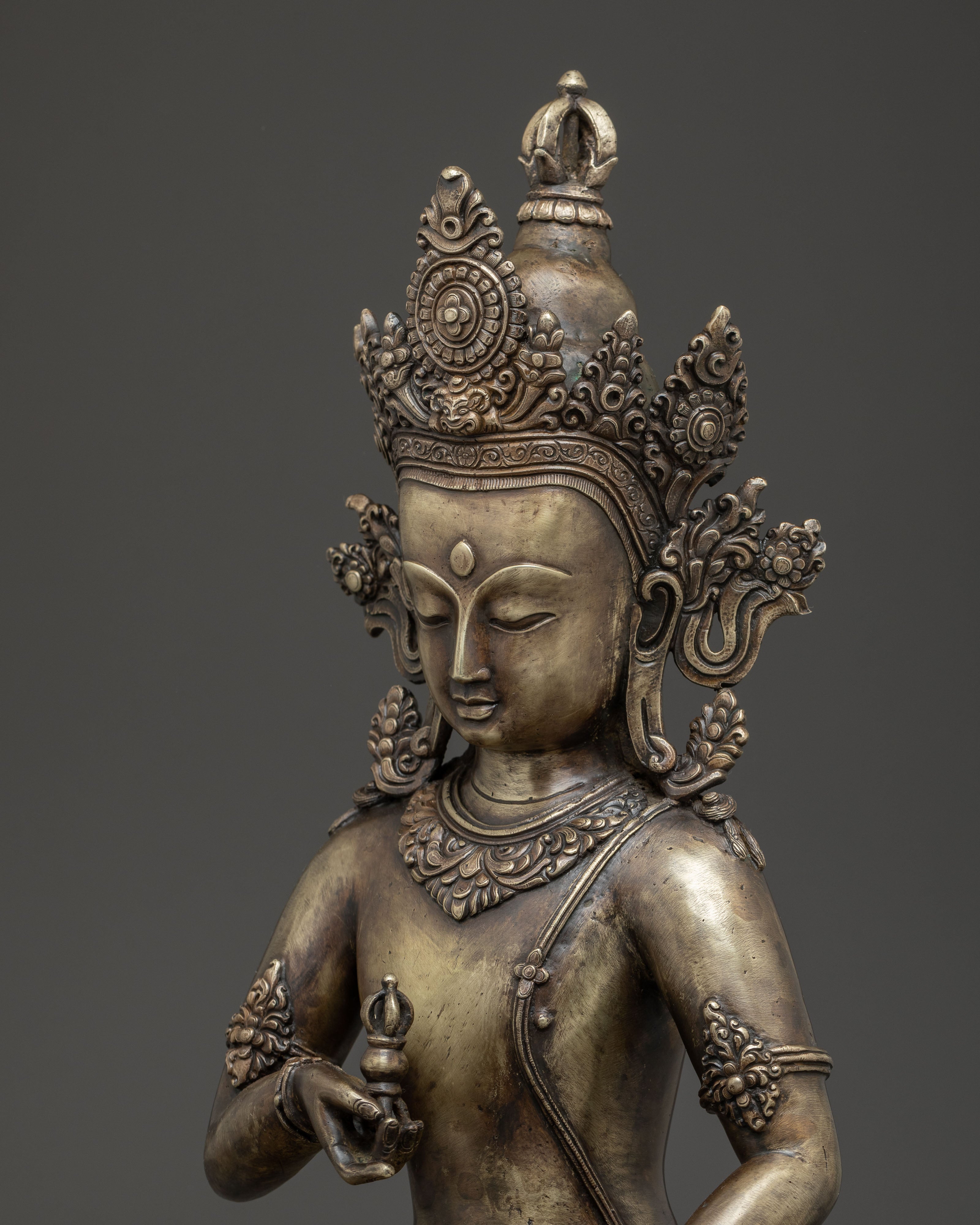 Handcrafted Vajrasattva Statue for Meditation