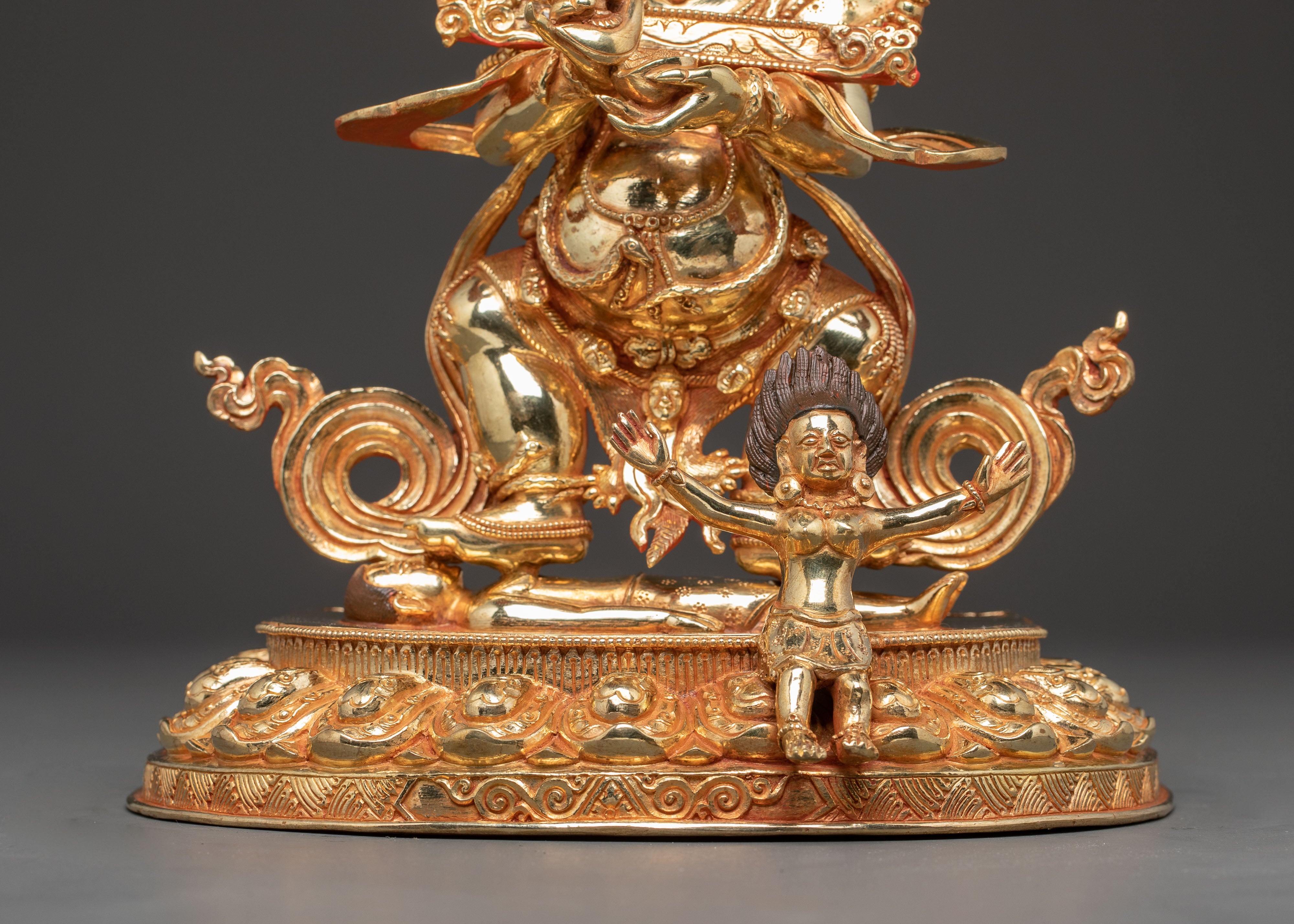 Sakya Mahakala Statue: Protector of Wisdom | Buddhist Sculpture