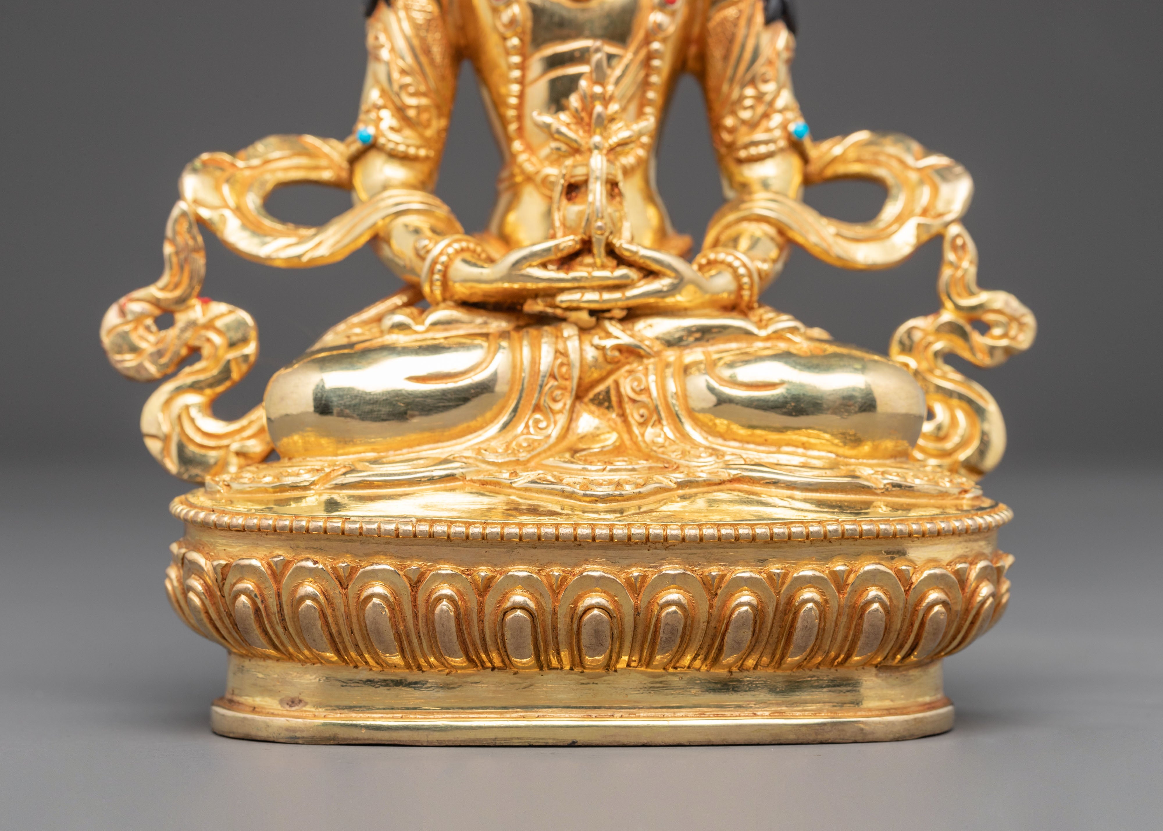 Amitayus Sculpture: Buddha of Infinite Life | Nepalese Handmade Art