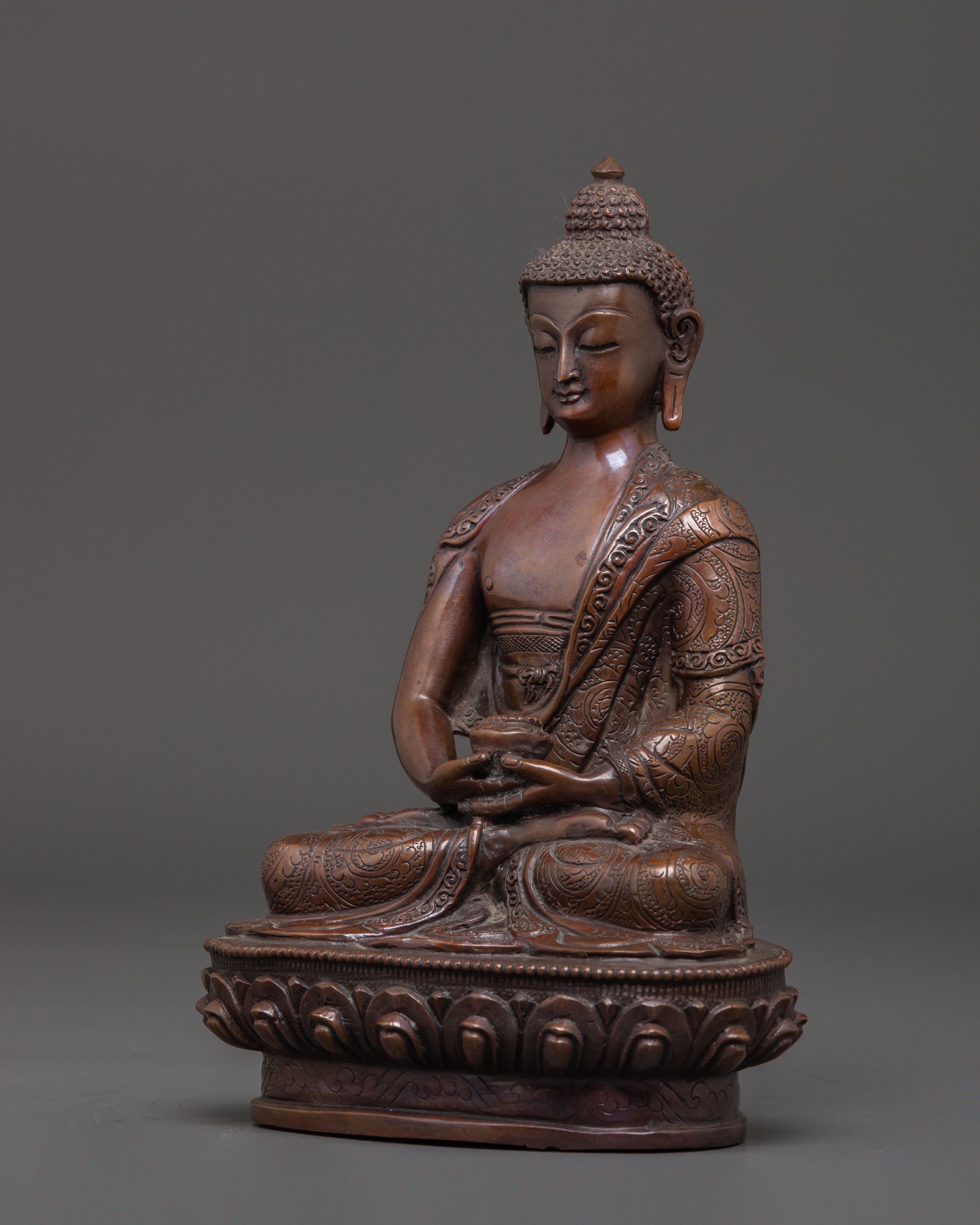 Handmade Peaceful Statue of Buddha Amitabha | Buddha of Infinite Light