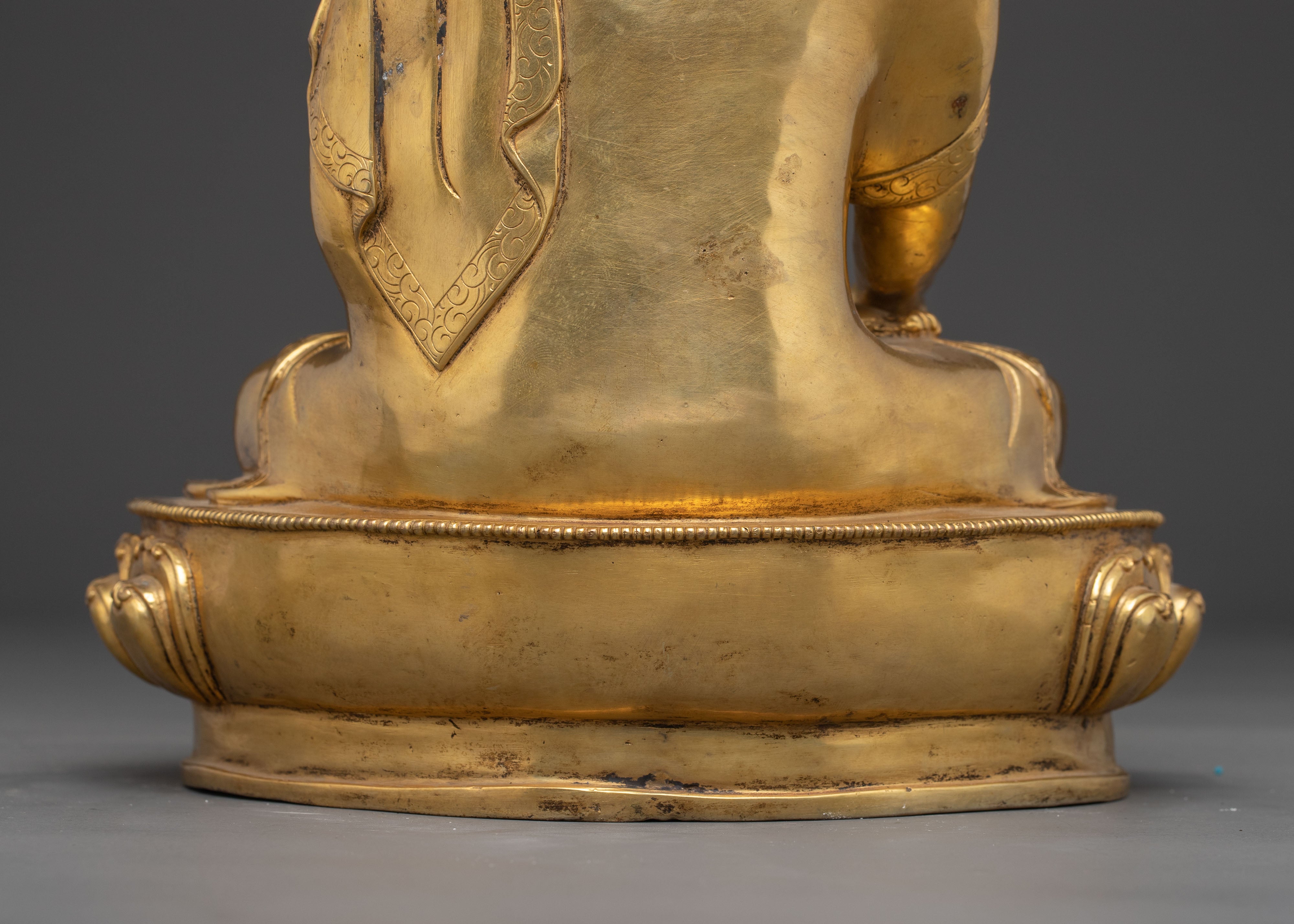 Himalayan Handmade Statue of Historical Buddha Shakyamuni Buddha