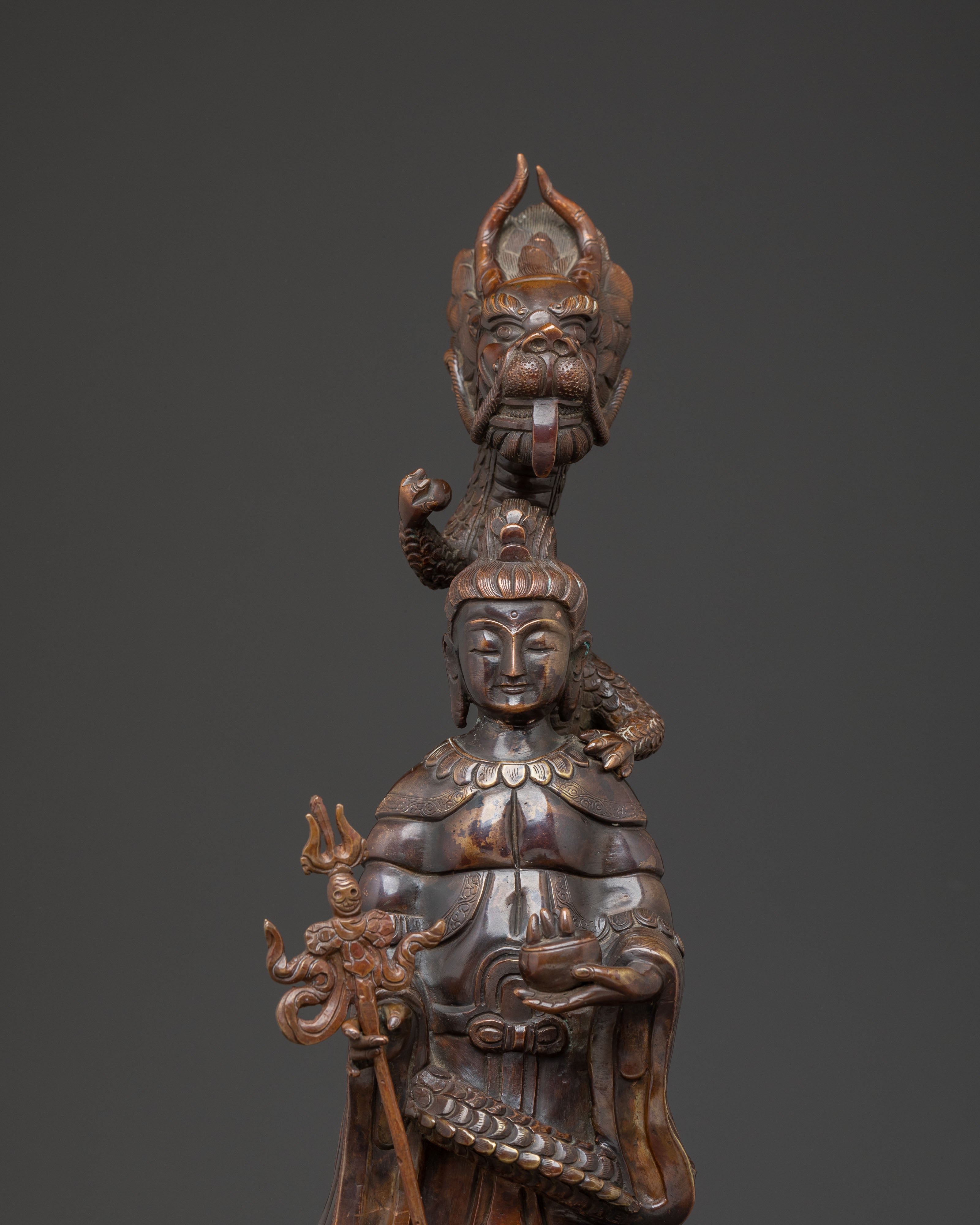 Dragon Buddha Statue | Symbol of Protection