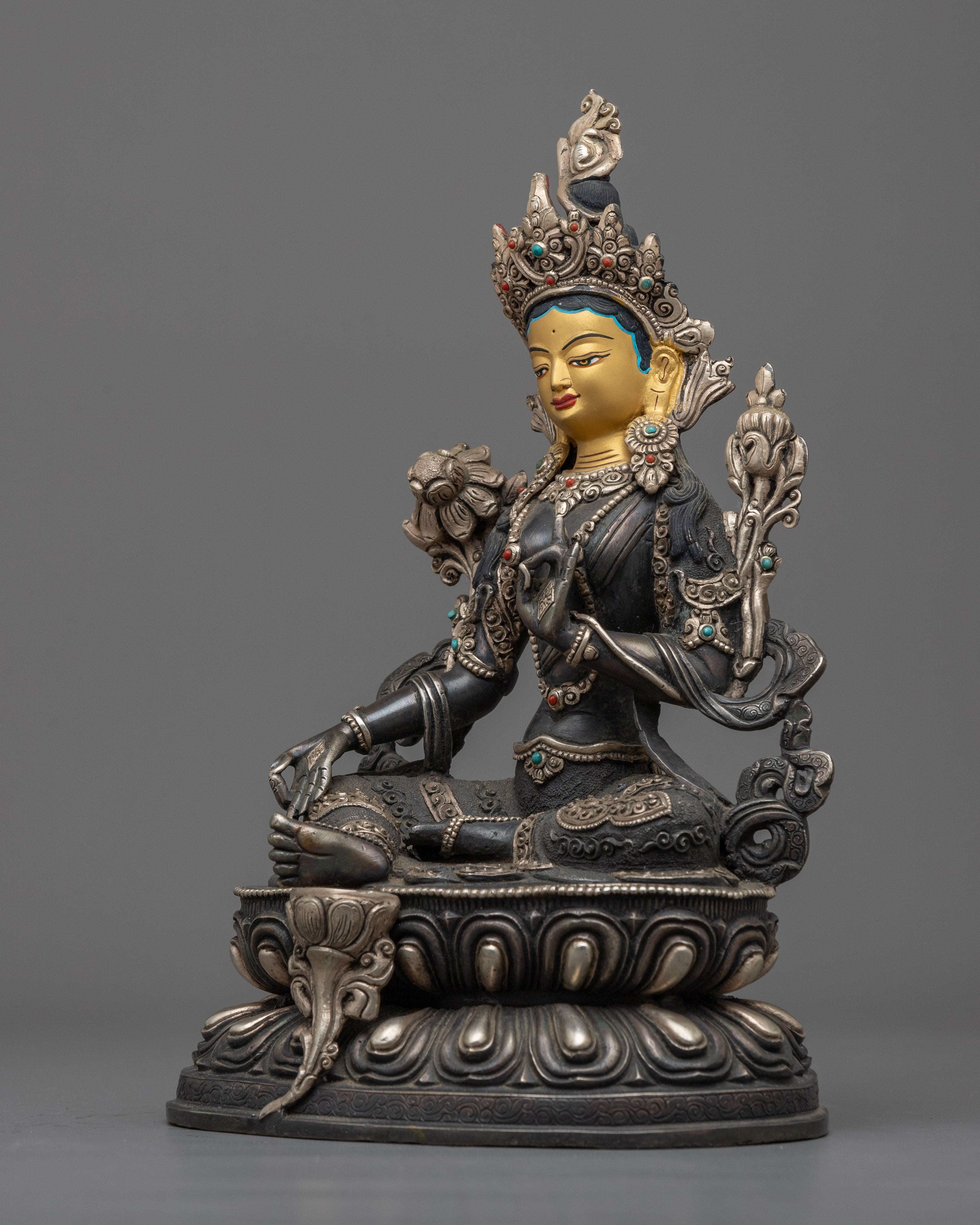 green-tara-oxidized-figurine