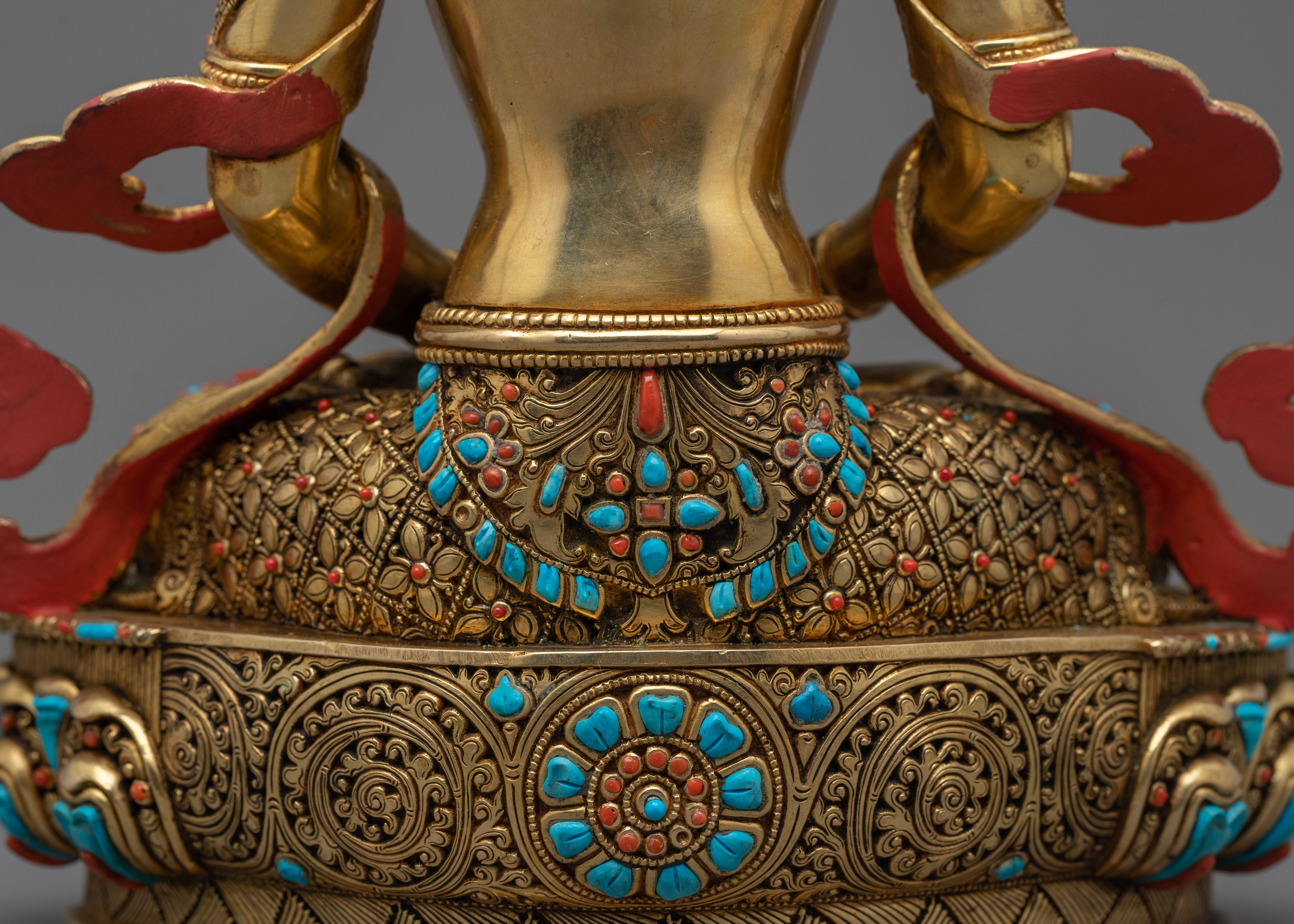 Longevity Bodhisattva Amitayus Statue | Radiant Symbol of Eternal Life