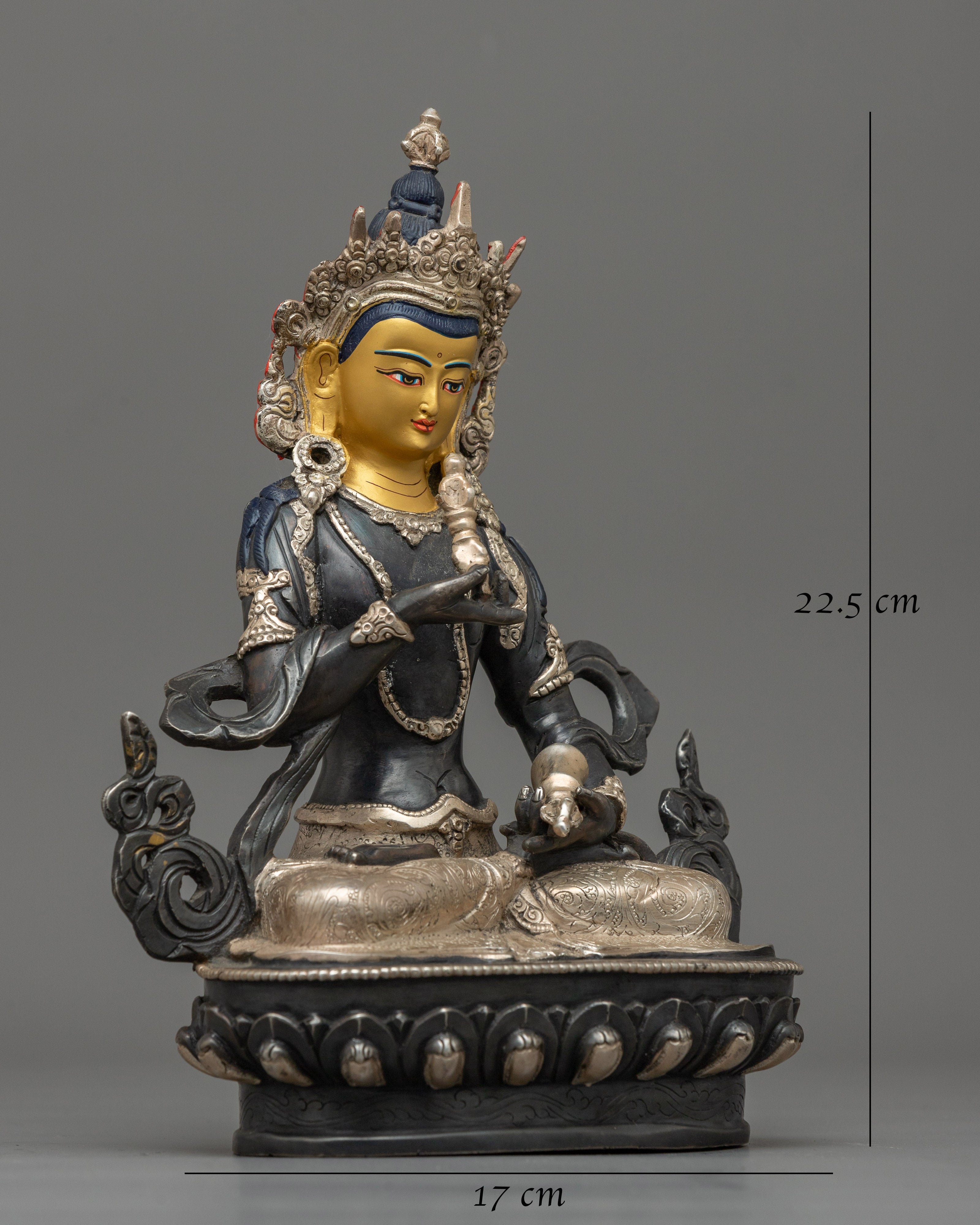 vajrasattva-bodhisattva sculpture from nepal