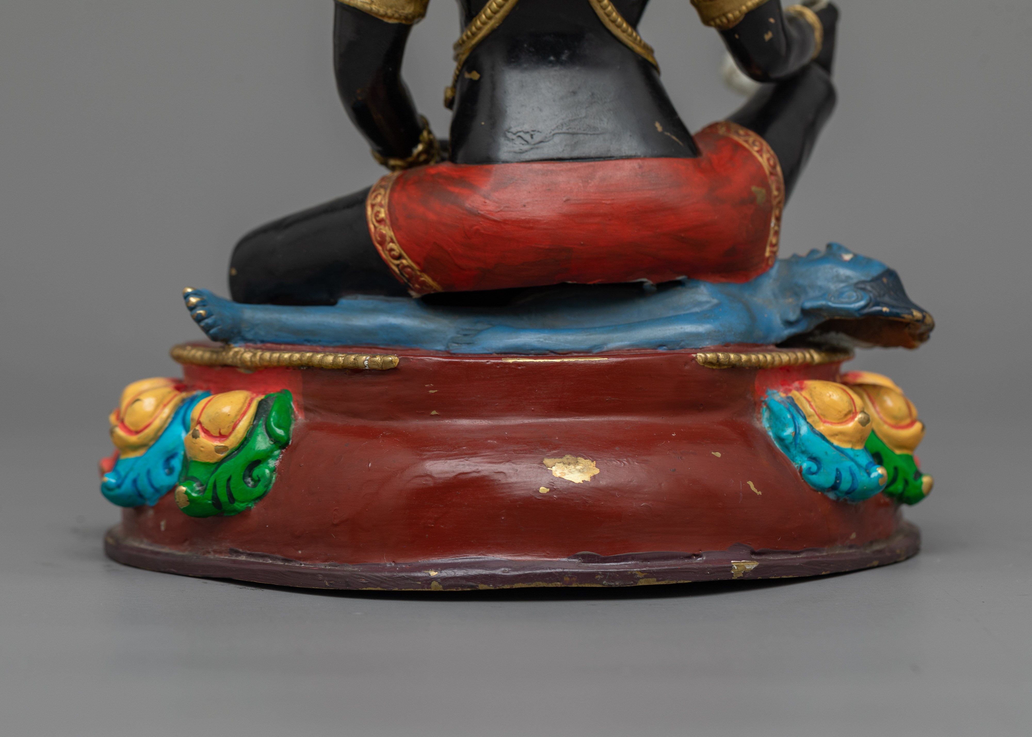 Fierce Brahmanrupa Mahakala Statue | Authentic Nepalese Craft