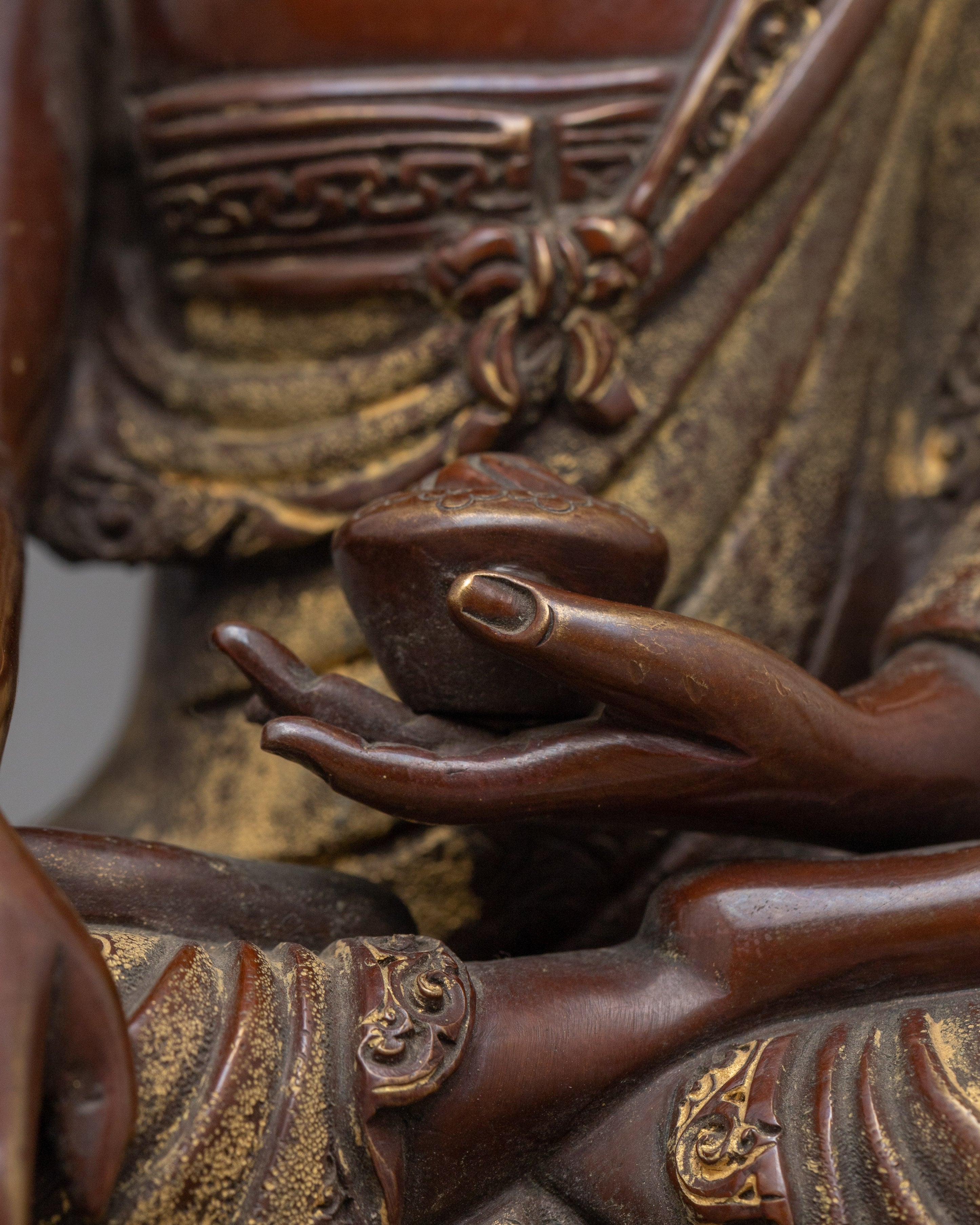Beautiful Shakyamuni Buddha Sculpture | Nepalese Oxidized Statue