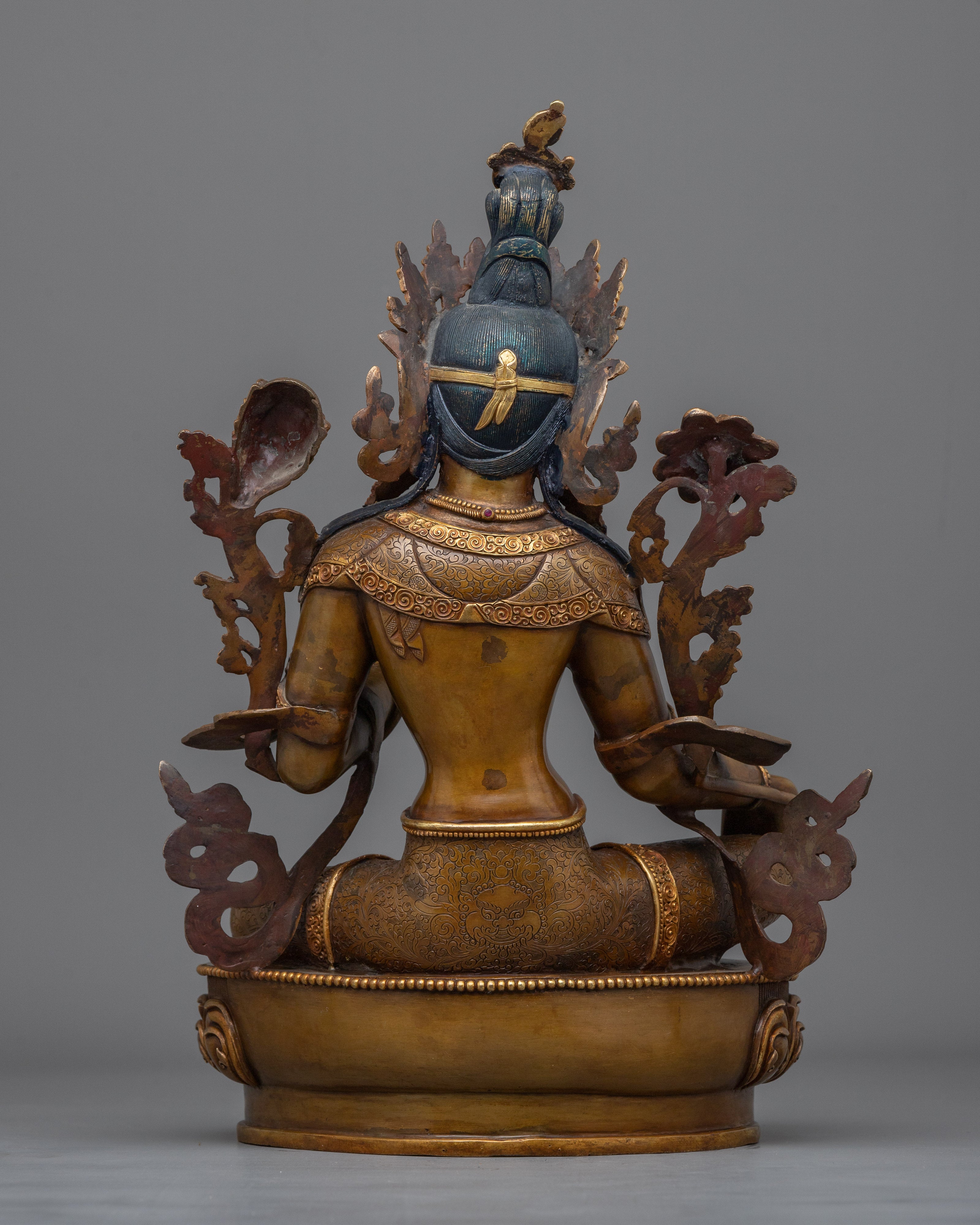 Arya Tara Oxidized Figurine | Radiant Symbol of Devotion