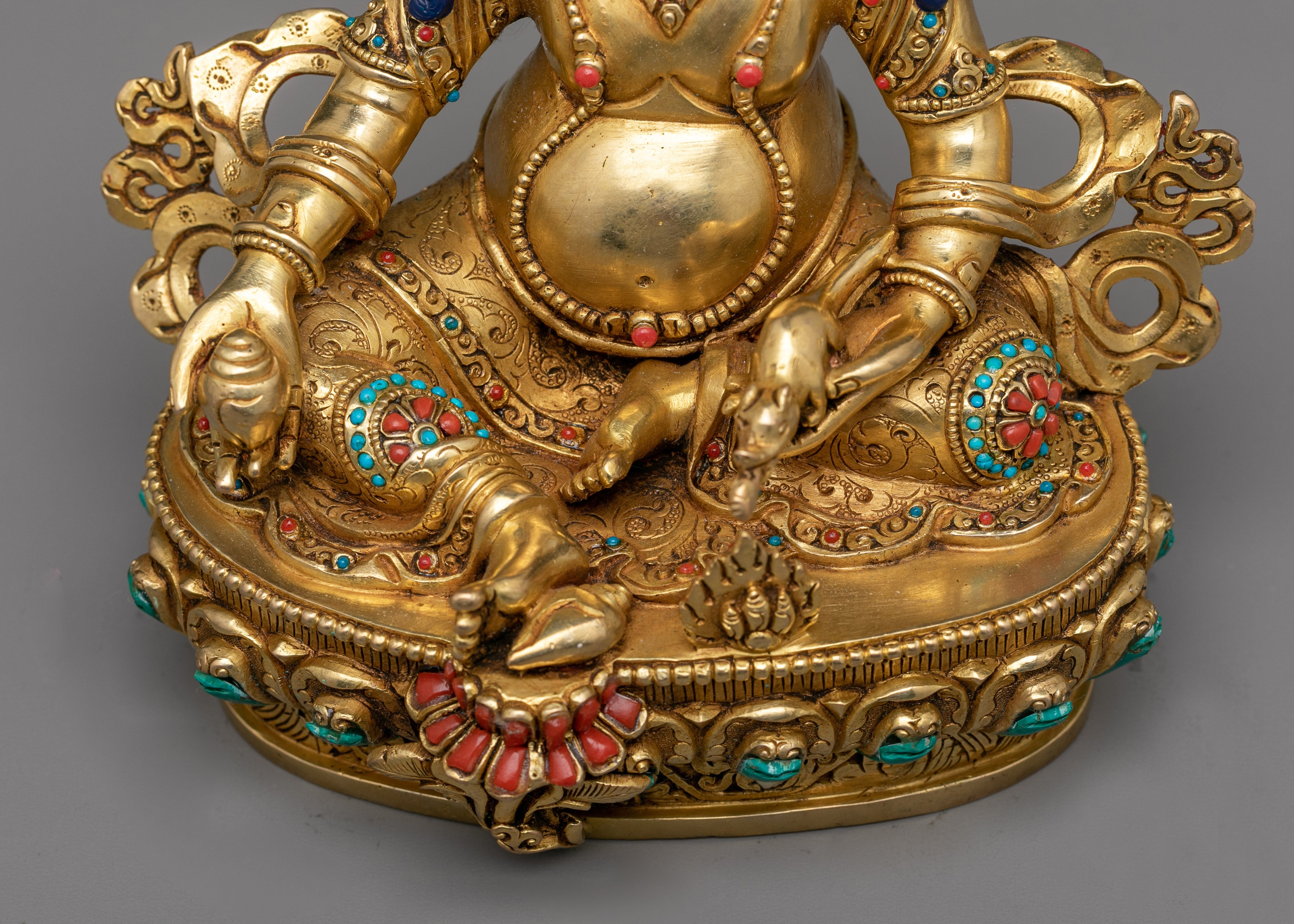 Jewels Deity Dzambhala Statue | Invoking Prosperity and Abundance