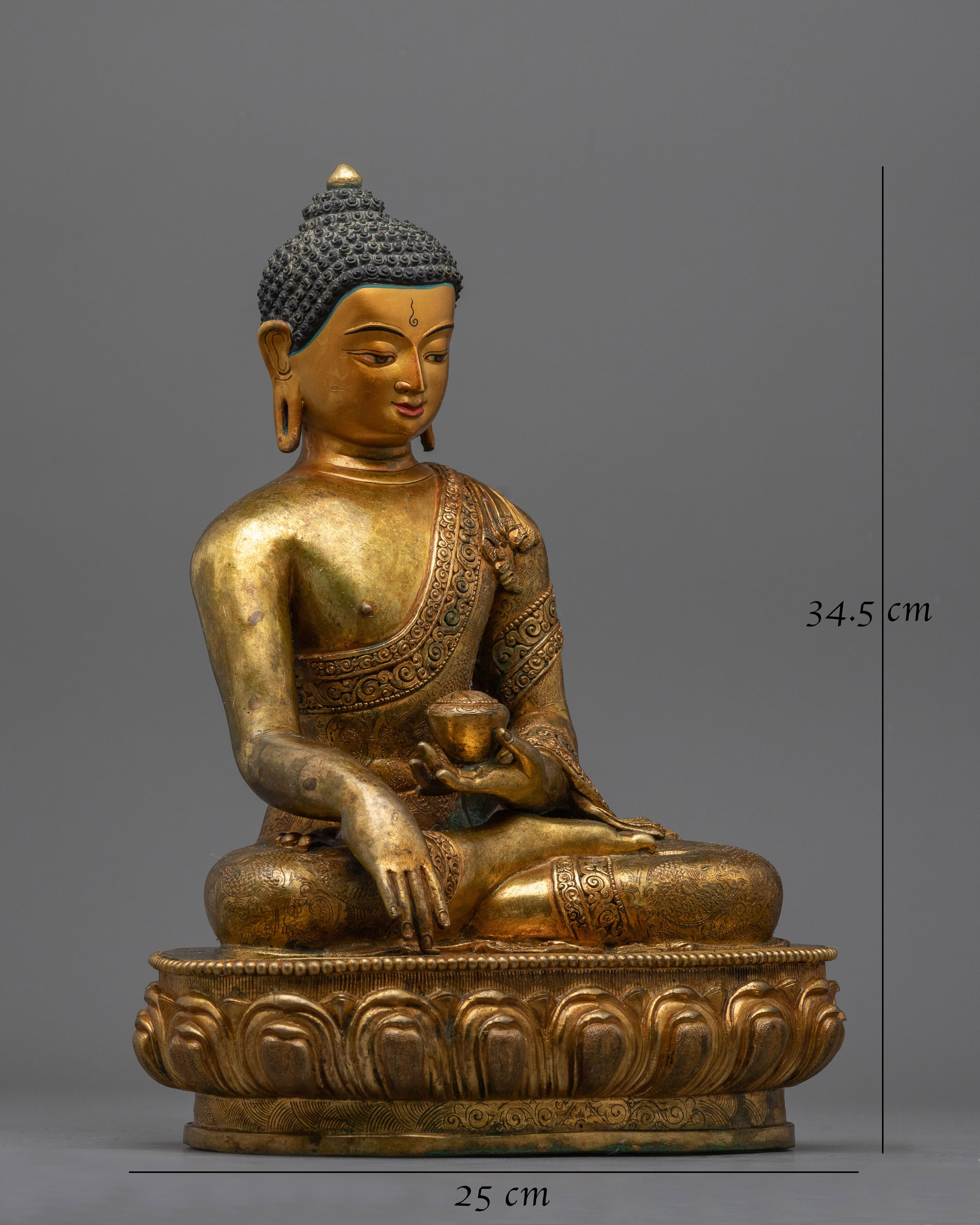Shakyamuni Buddhah Antique Figurine | Embodying Timeless Wisdom