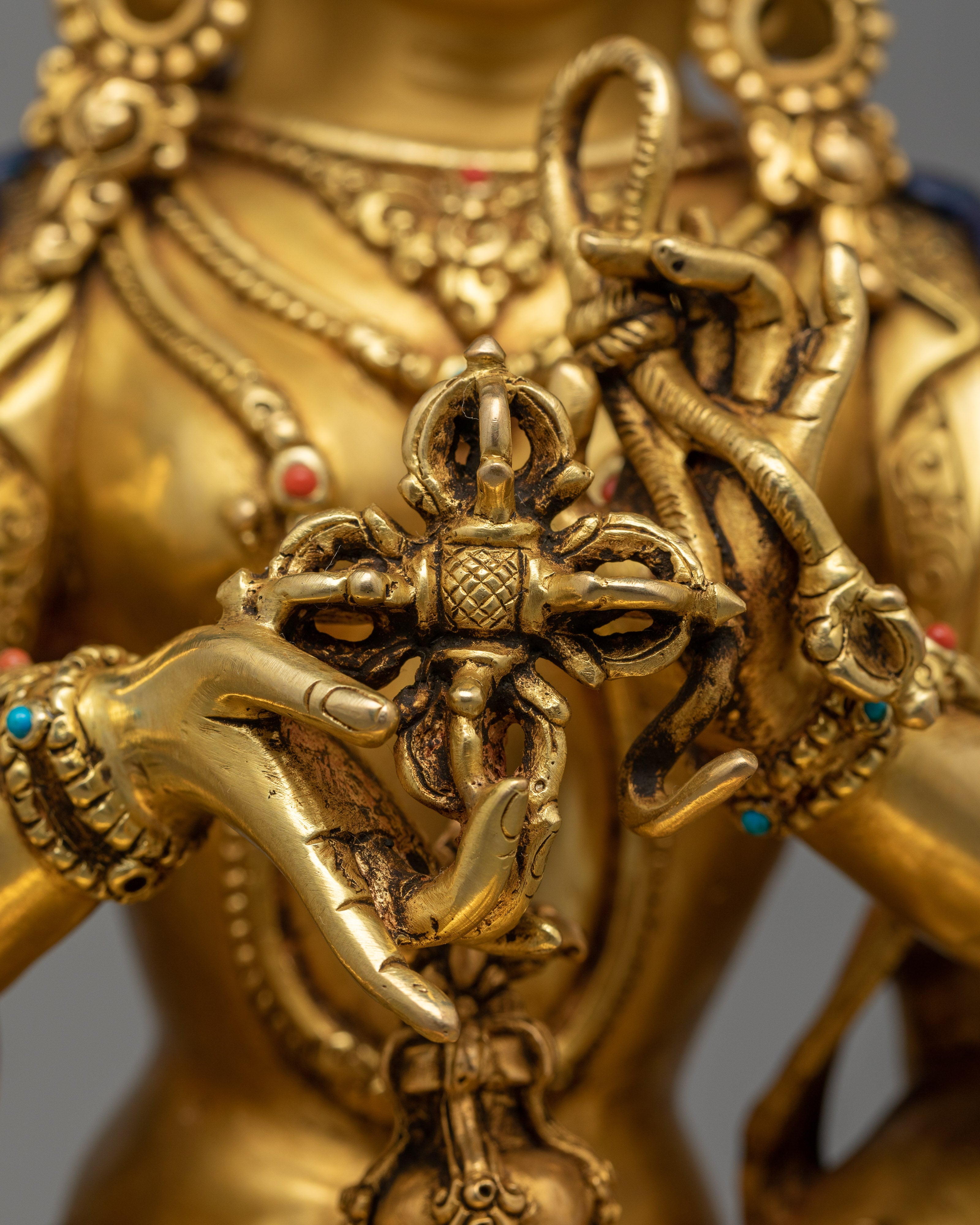 Namgyalma Longevity Deity Statue | 24K Gold Gilded Beacon of Eternal Life