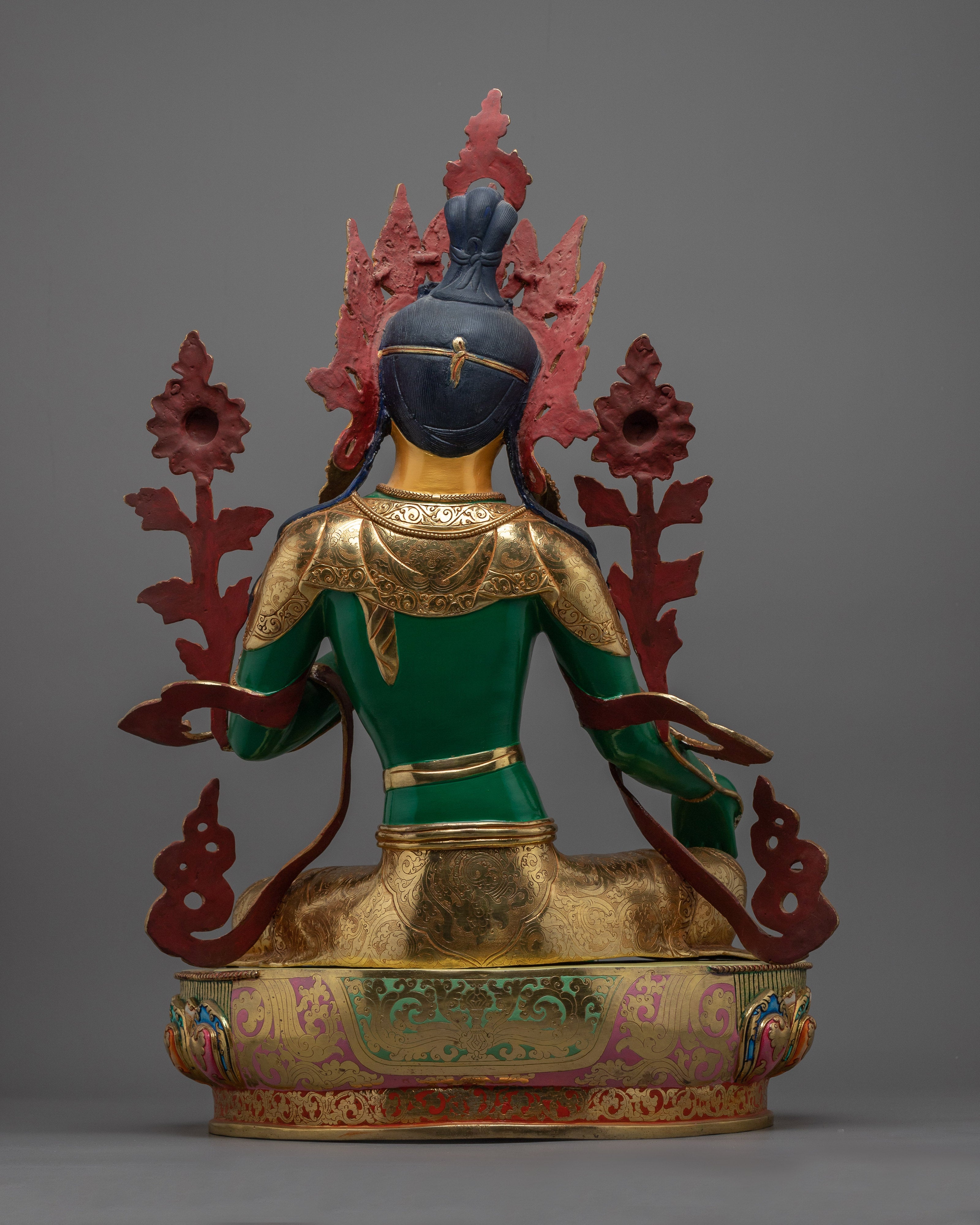 Hued Arya Tara Statue | Radiant Symbol of Compassion