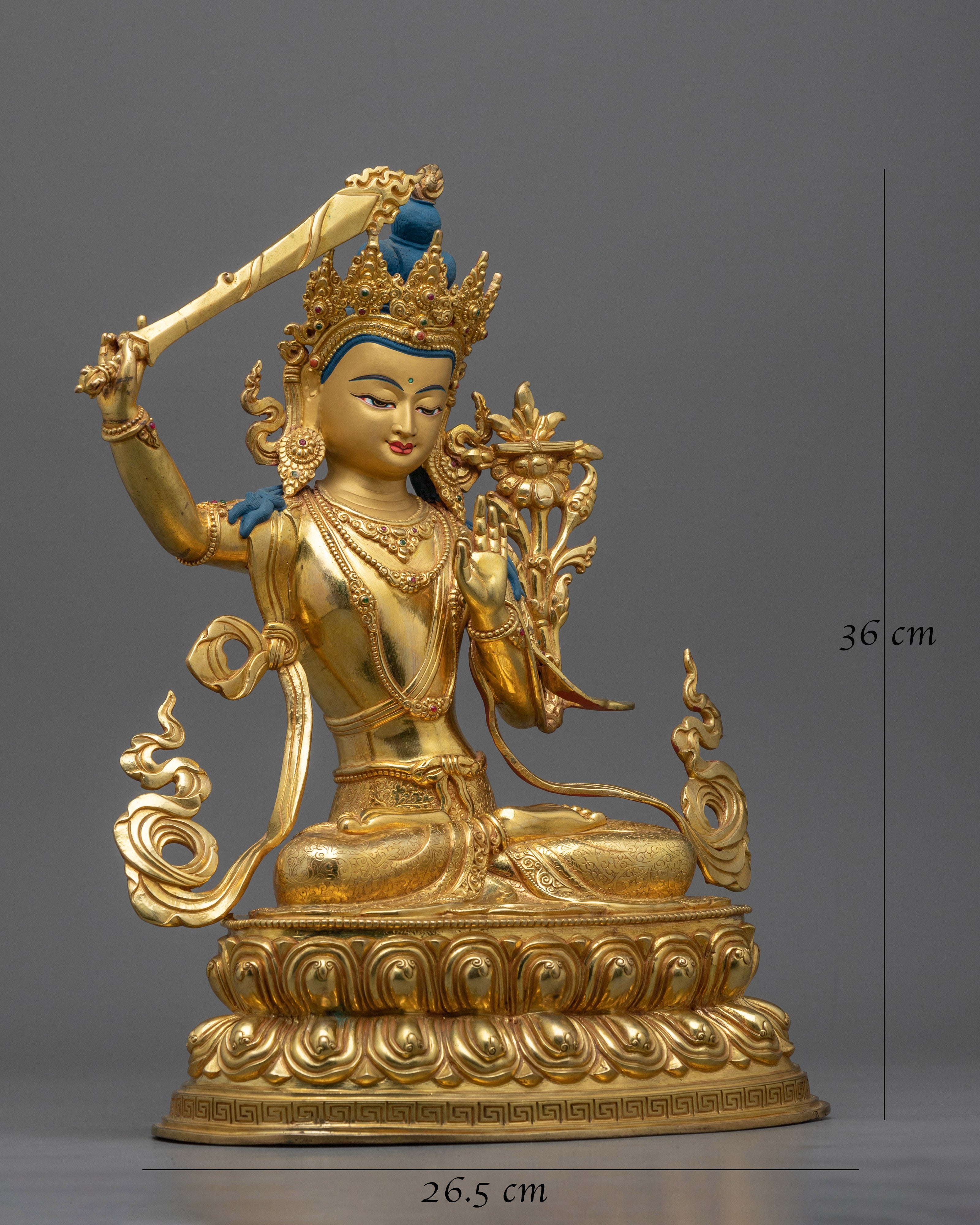 Bodhi Manjughosha Statue | Revered Symbol of Enlightened Speech