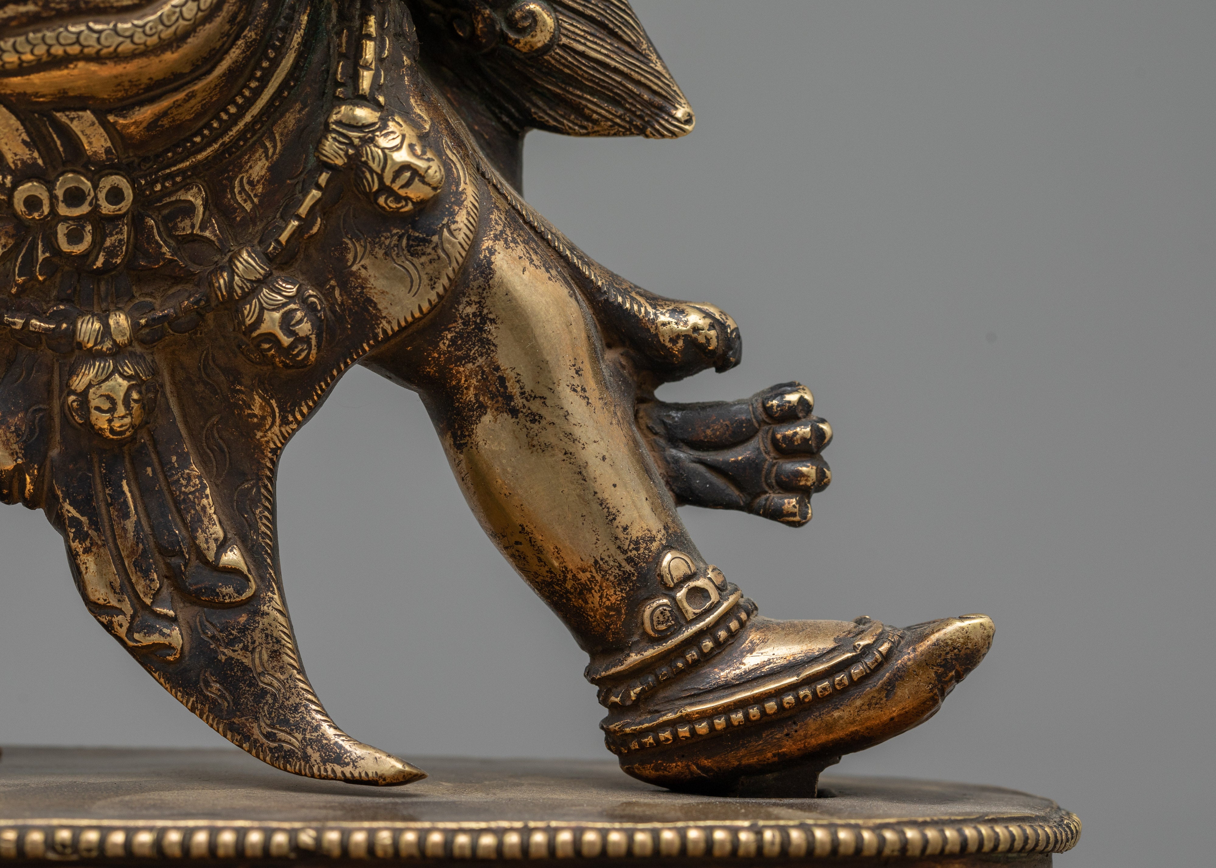 Mahakala Panjaranatha Antique Figurine | Guardian of Timeless Wisdom