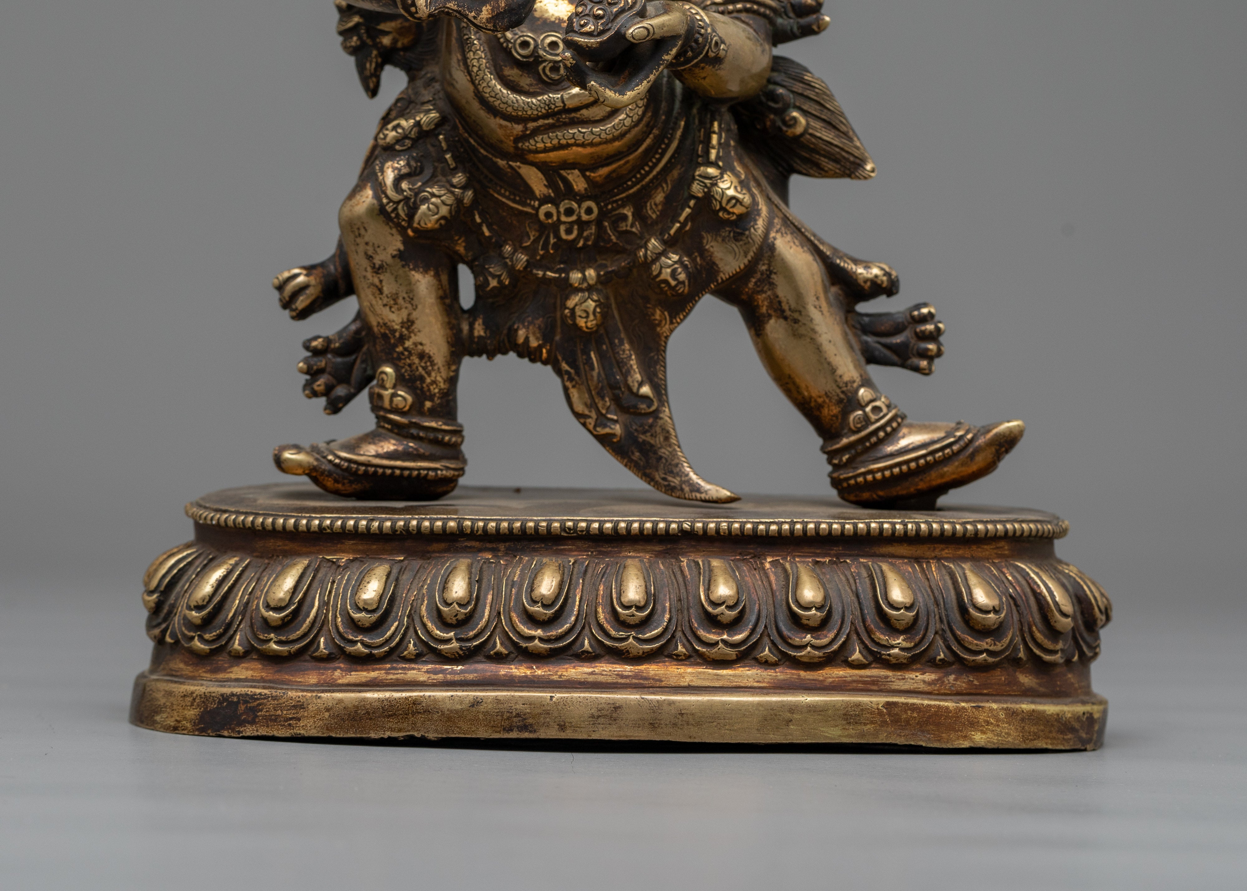 Mahakala Panjaranatha Antique Figurine | Guardian of Timeless Wisdom