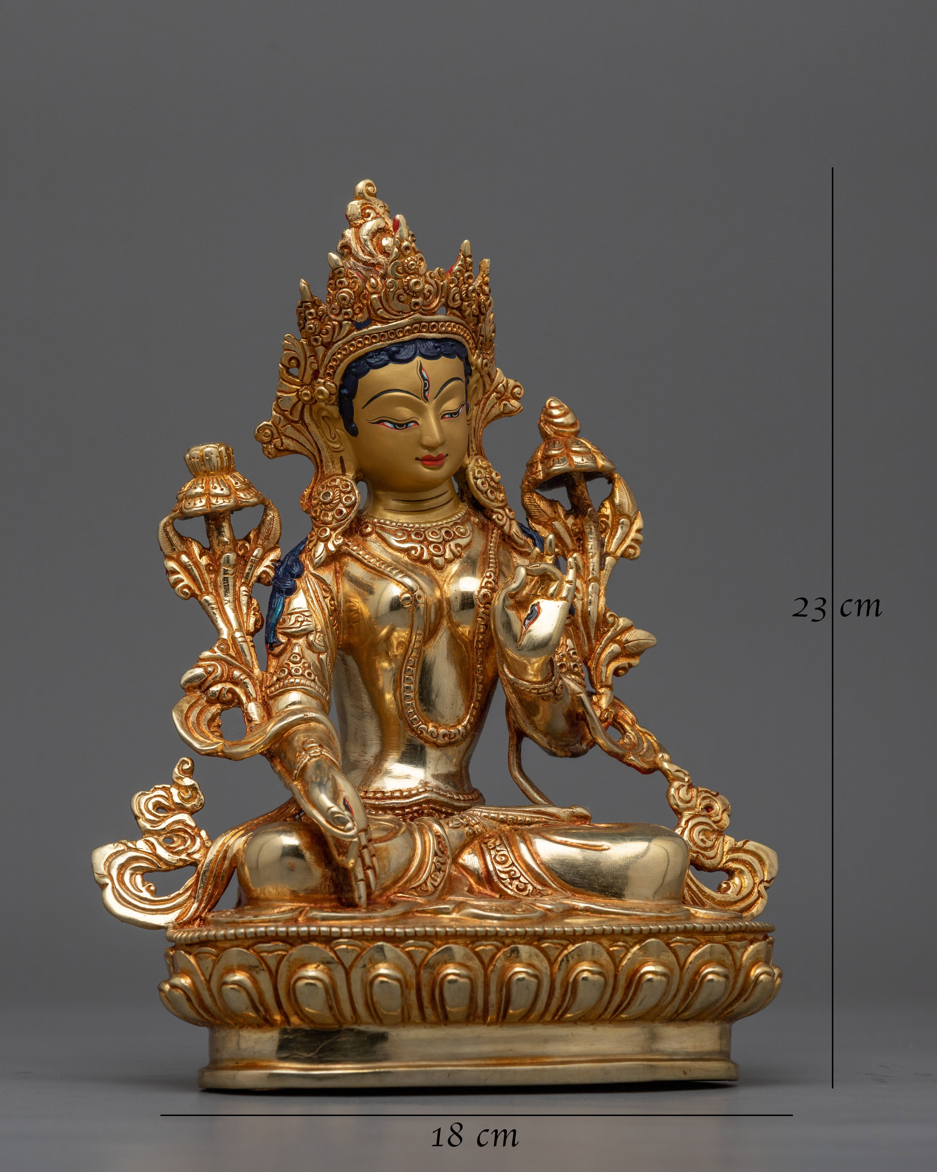 Anika White Tara Statue | Embodying Compassion and Wisdom