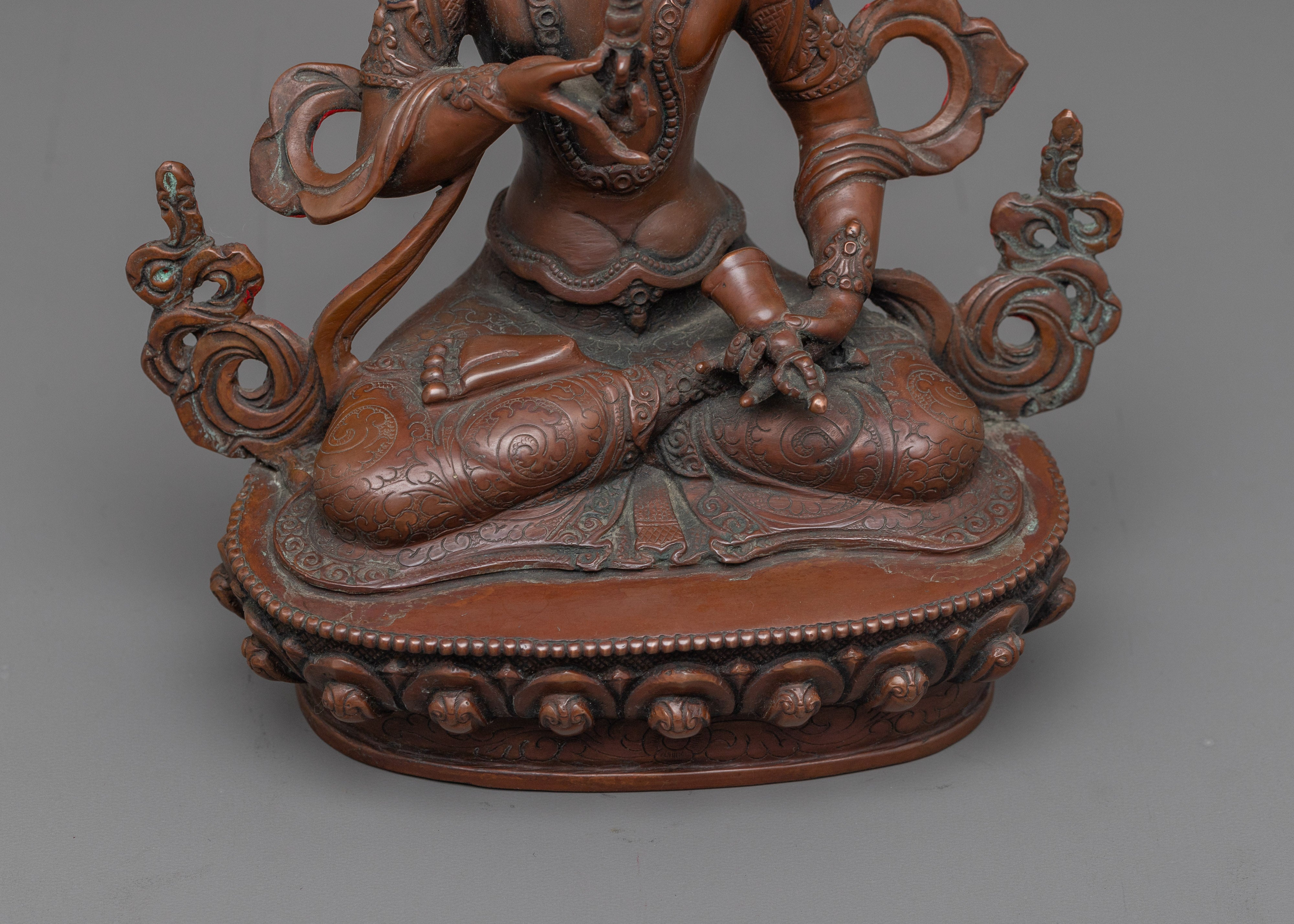 Vajrasattva Oxidized Figurine | Awaken Your Inner Purity and Strength
