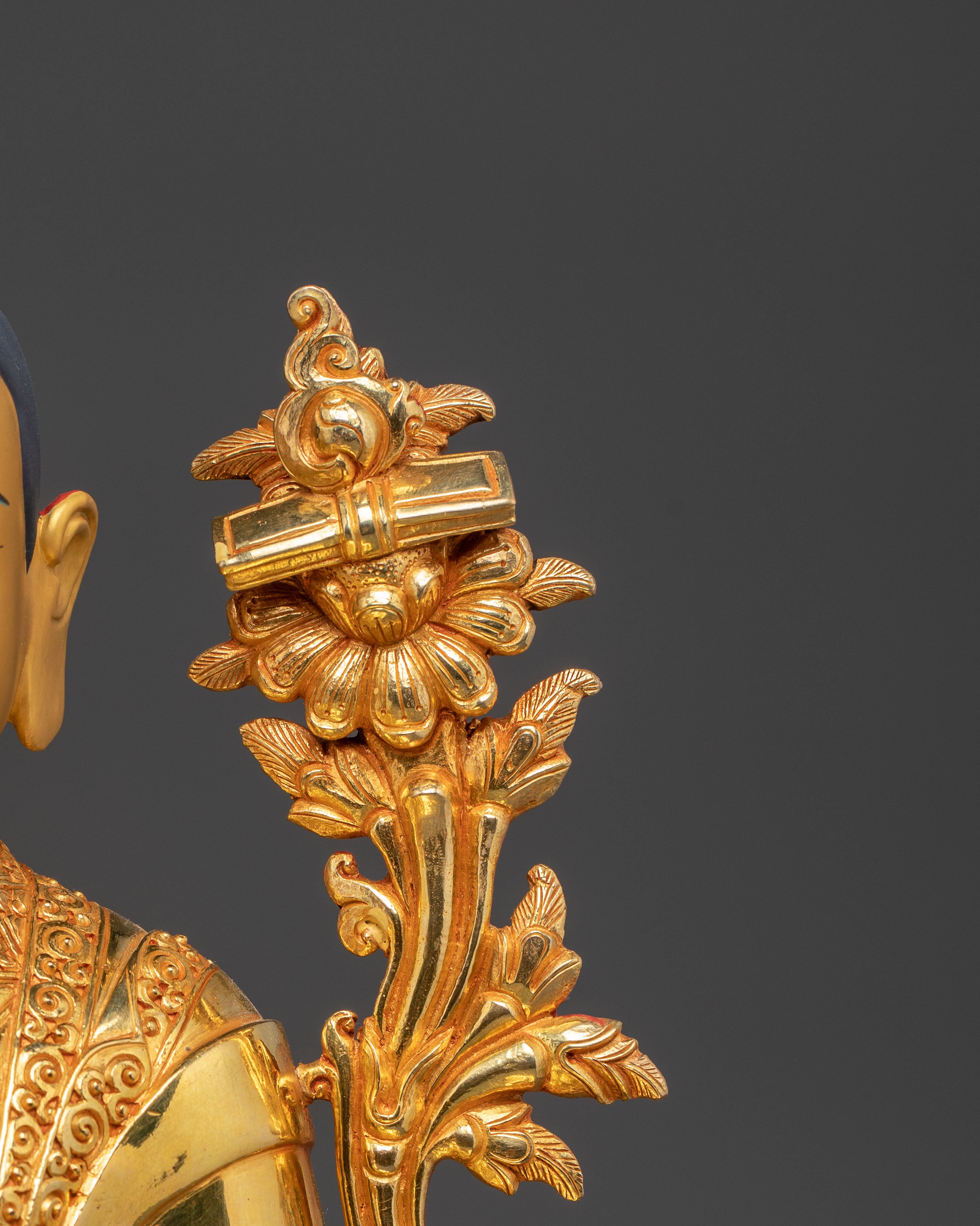 Handmade Buddhist Guru Tshongkhapa Sculpture | Tibetan Buddhist Master