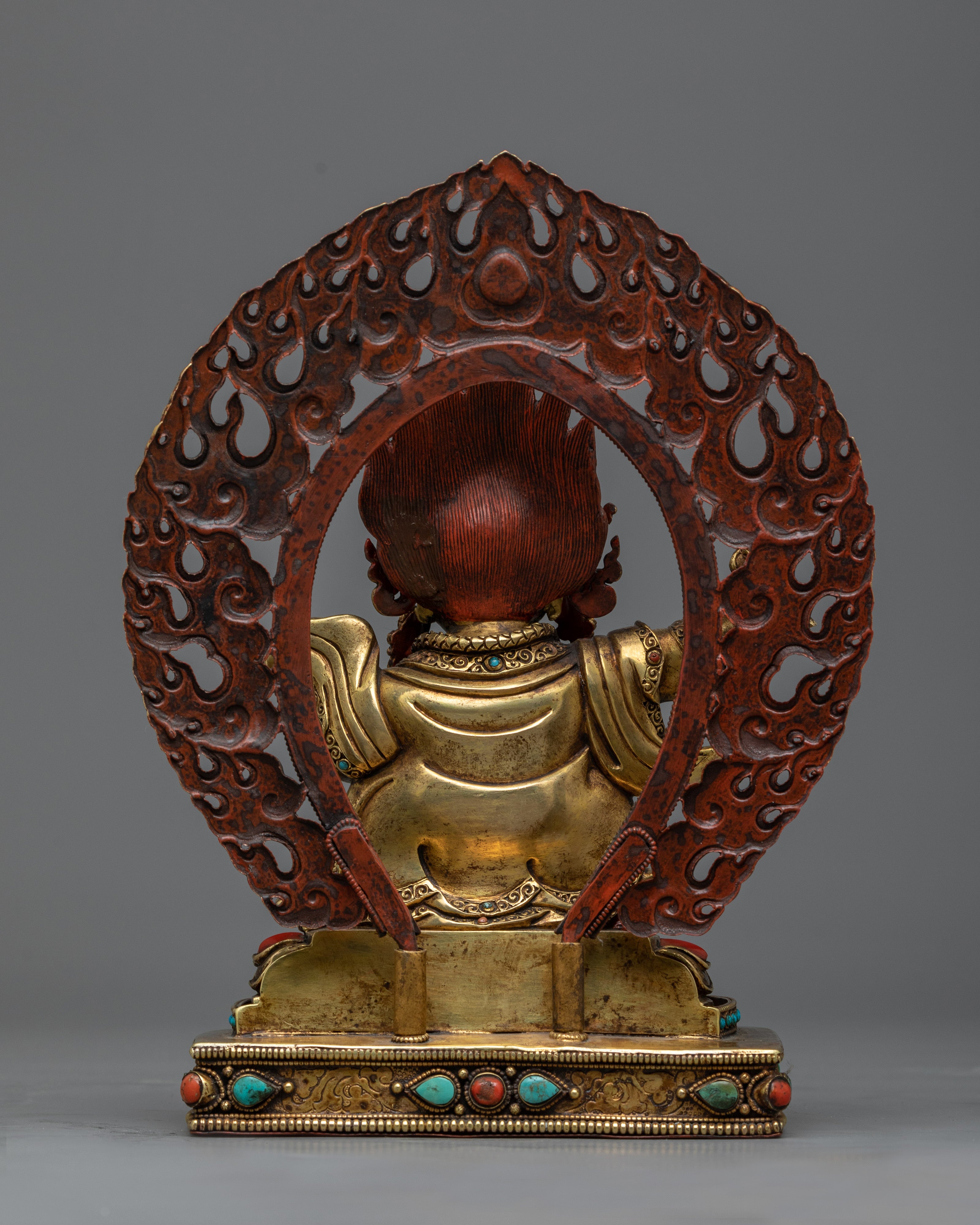 Antique Mahakala Bernagchen Figurine | Embrace Divine Protection