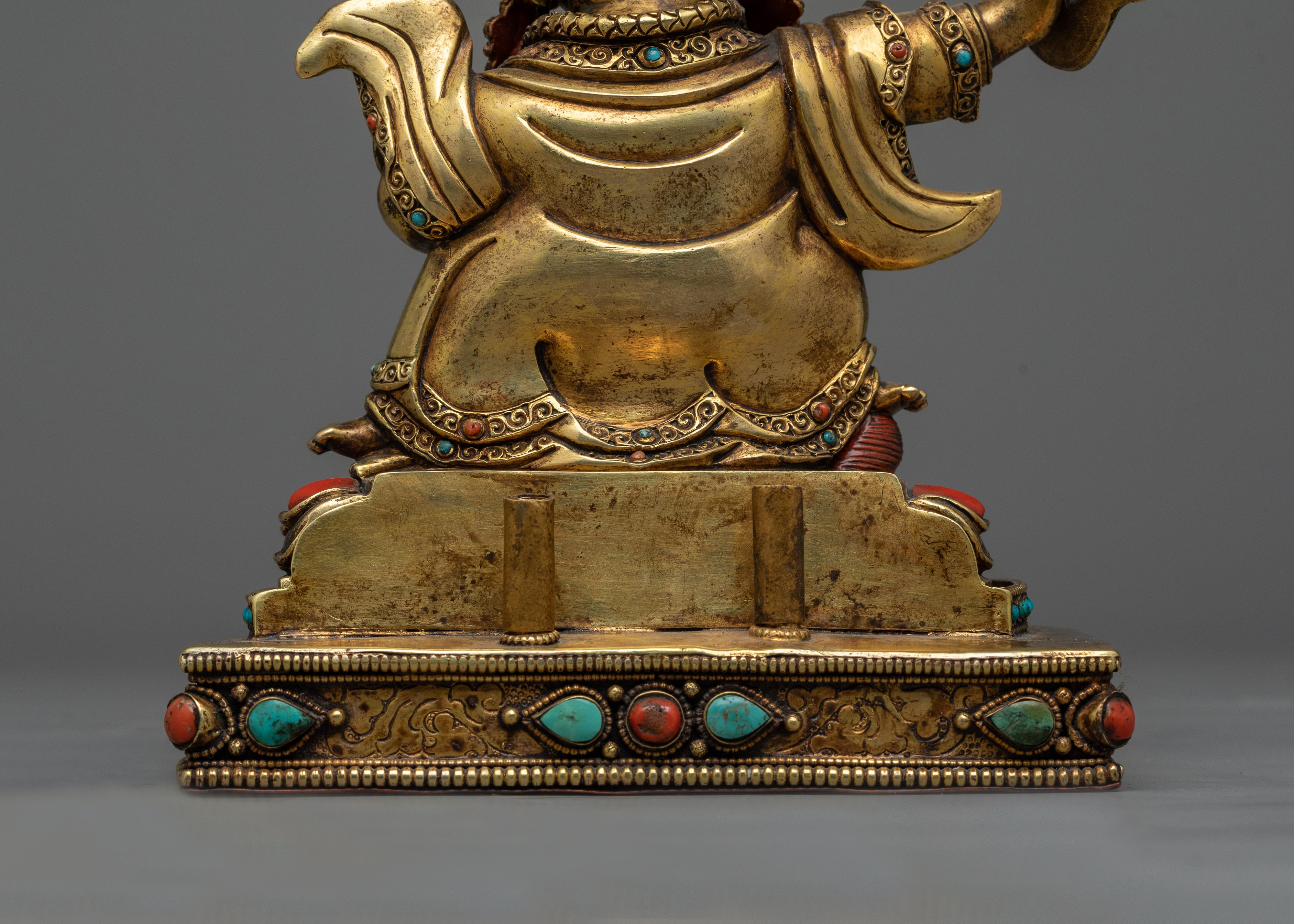 Antique Mahakala Bernagchen Figurine | Embrace Divine Protection