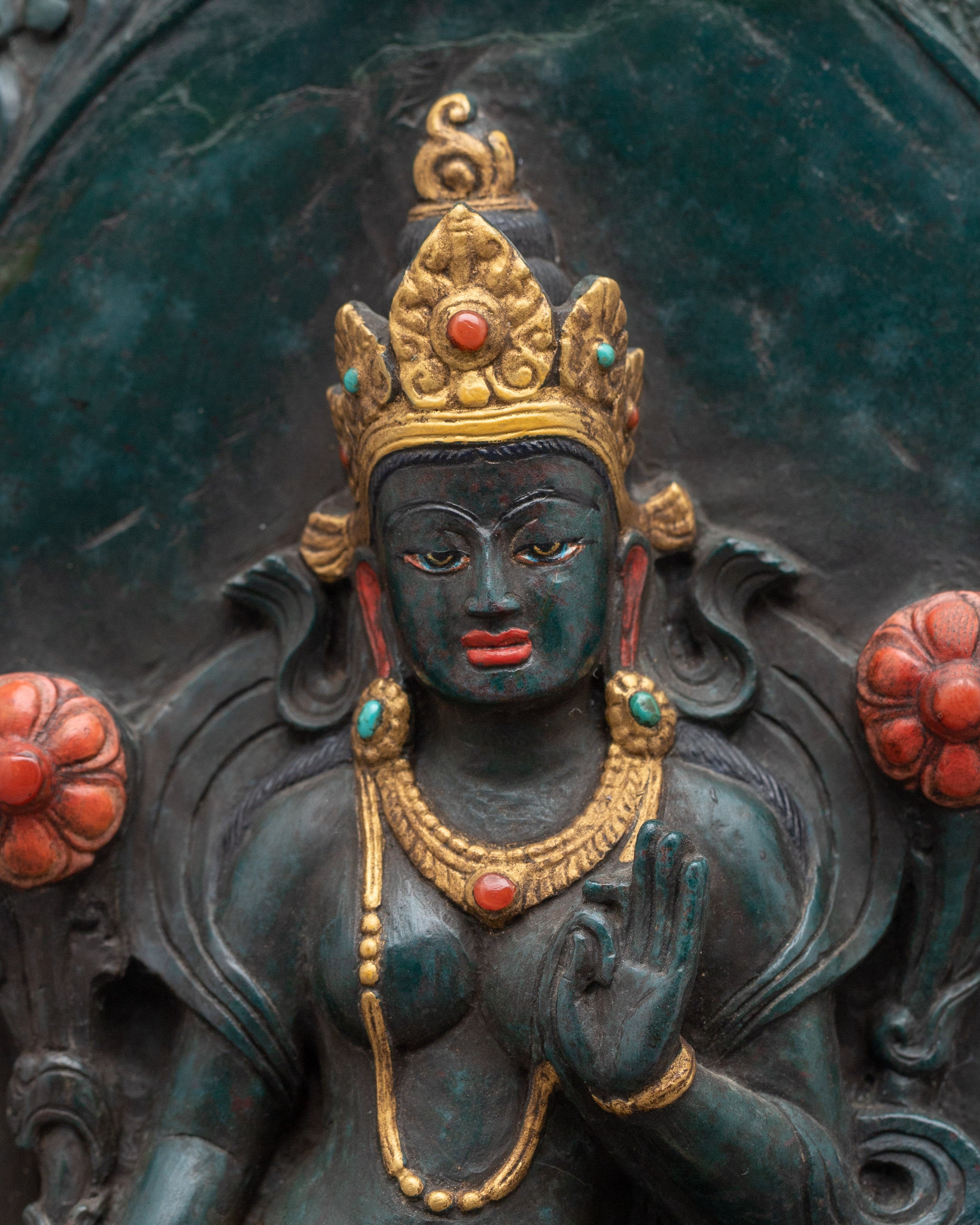 standing-green-tara-figure