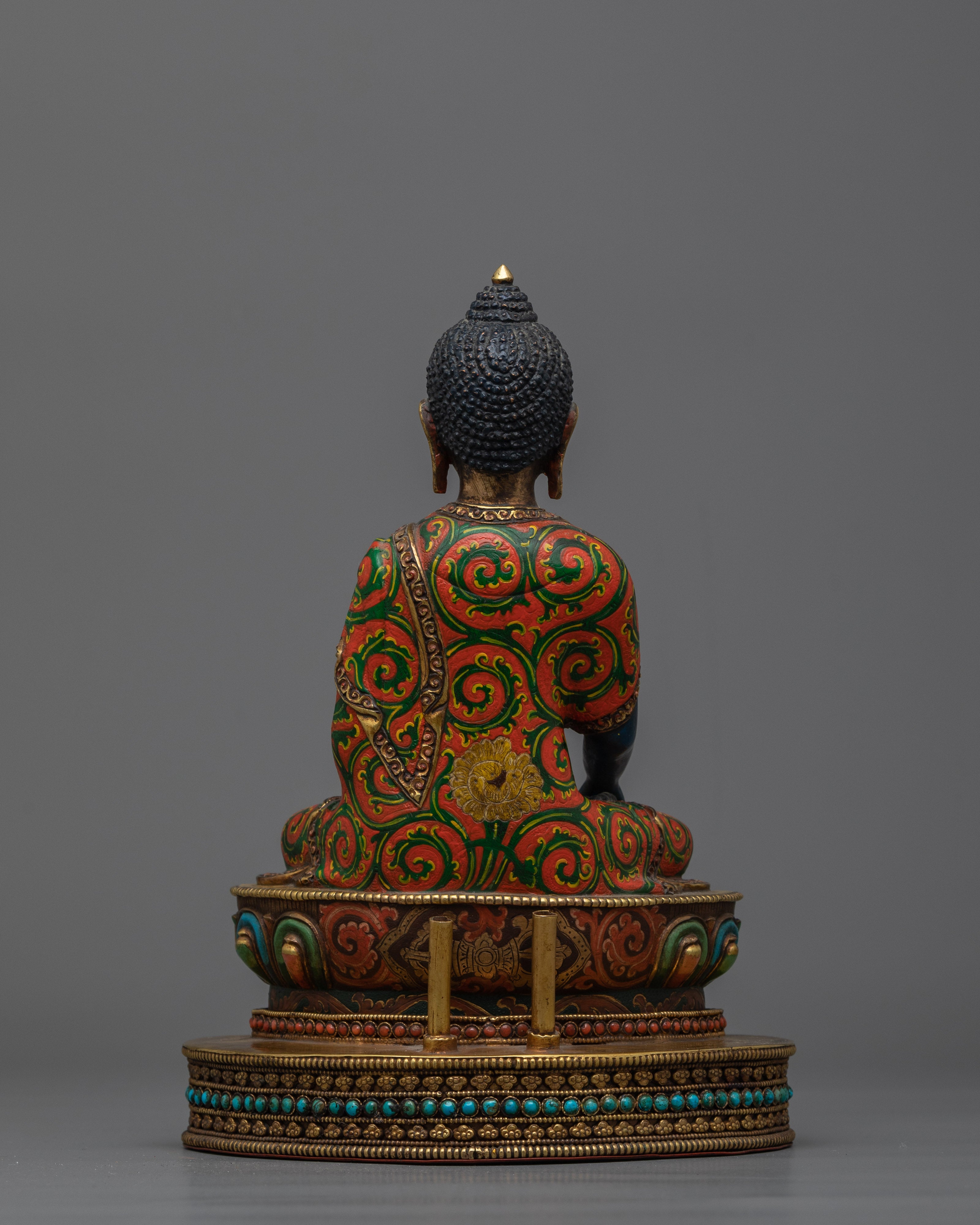 Shakyamuni Buddha Blue Figure | Embrace the Divine Presence of Enlightenment