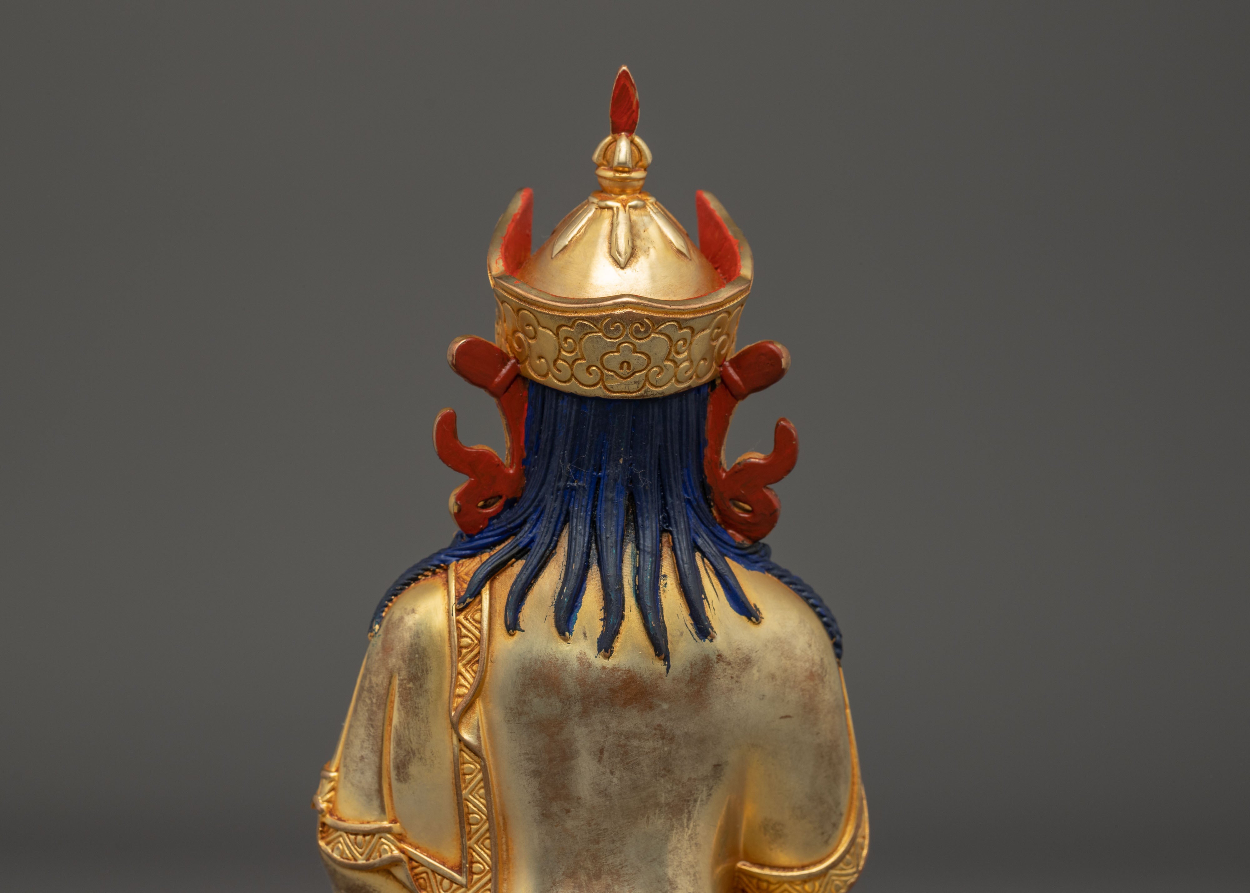 Golden Guru Tsokye Dorje Statue: The Manifestation of Guru Rinpoche