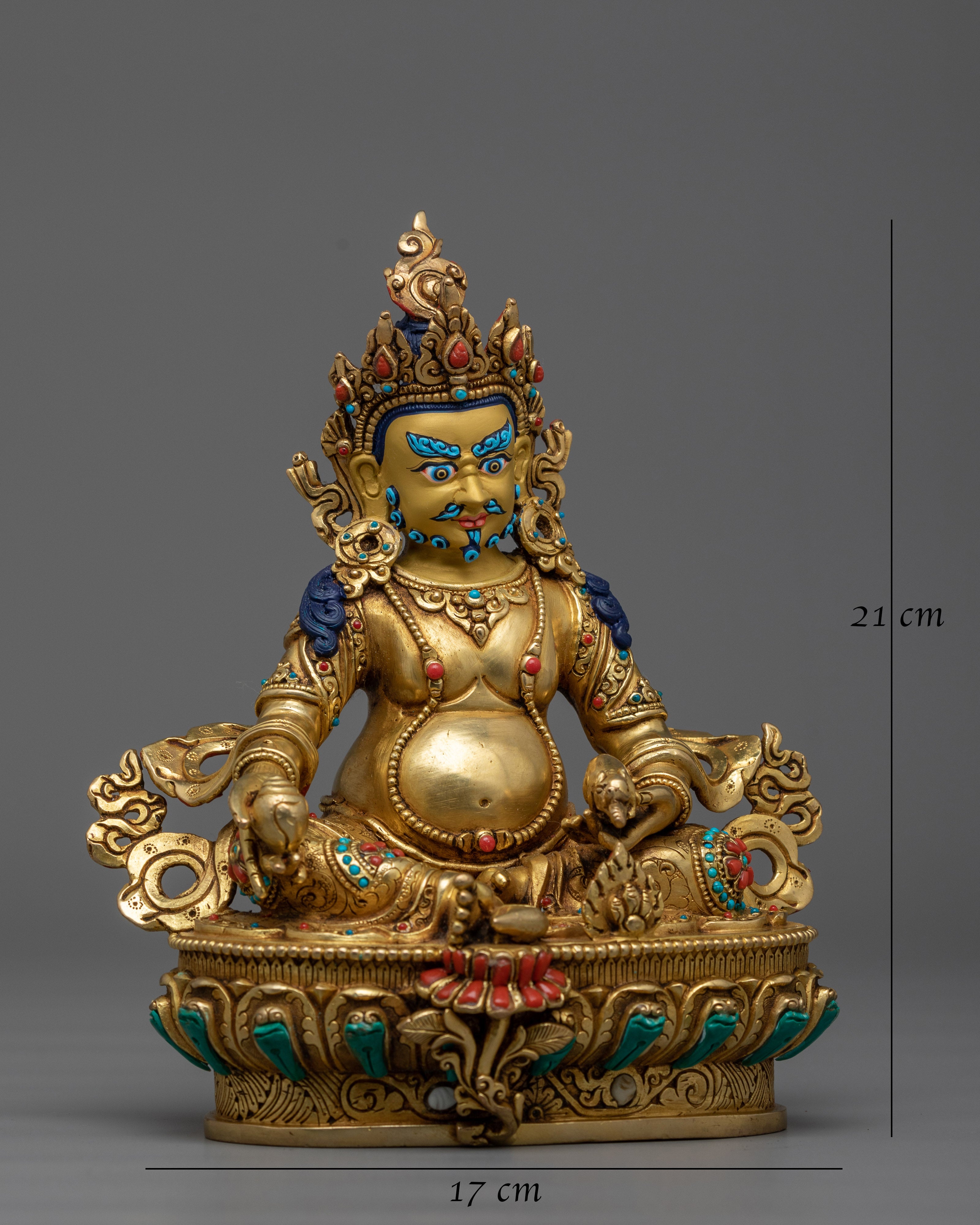 Jewel Deity Dzambhala Statue | Attract Wealth and Prosperity