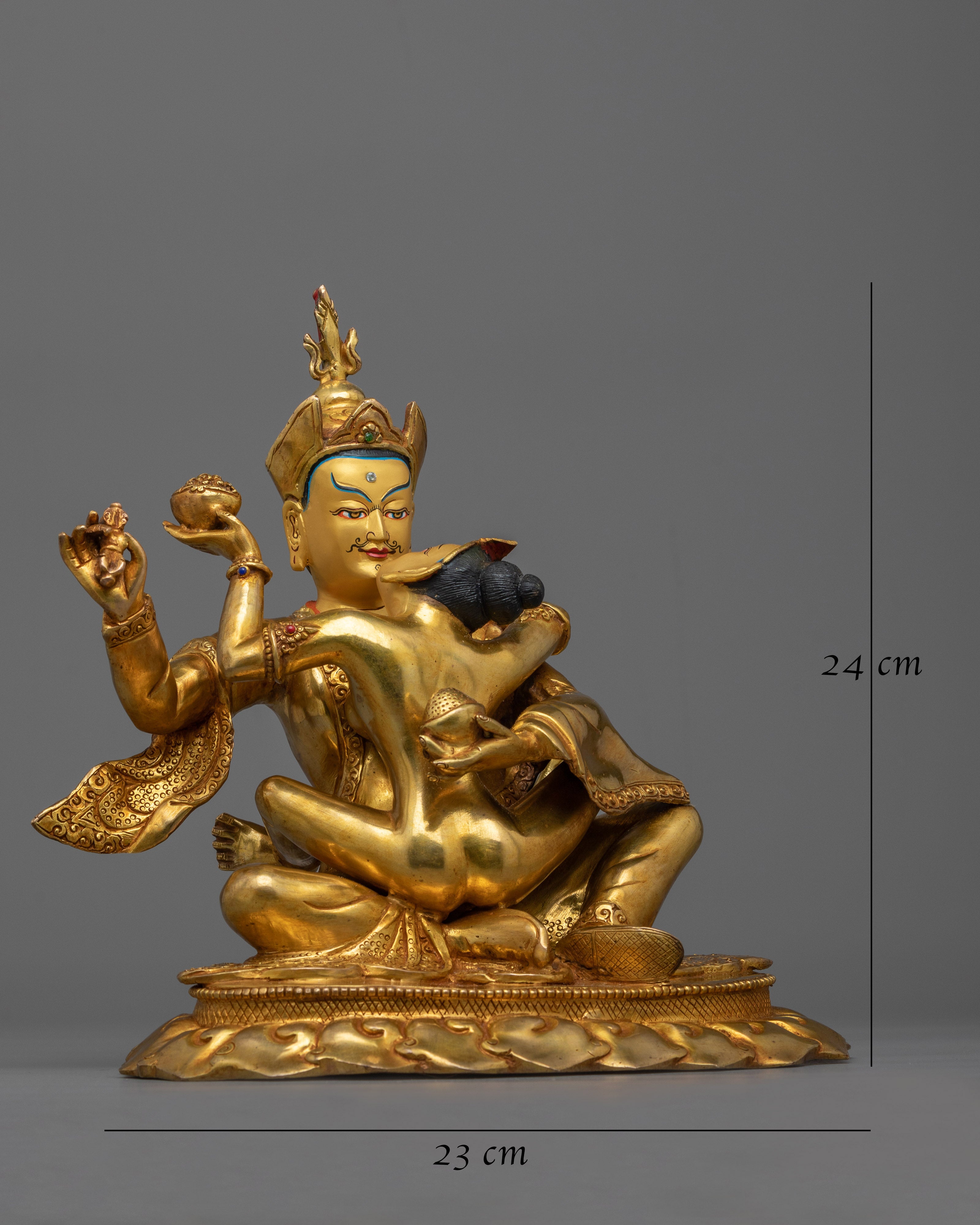 Guru Rinpoche with Consort Statue | Invoke Divine Blessings and Wisdom