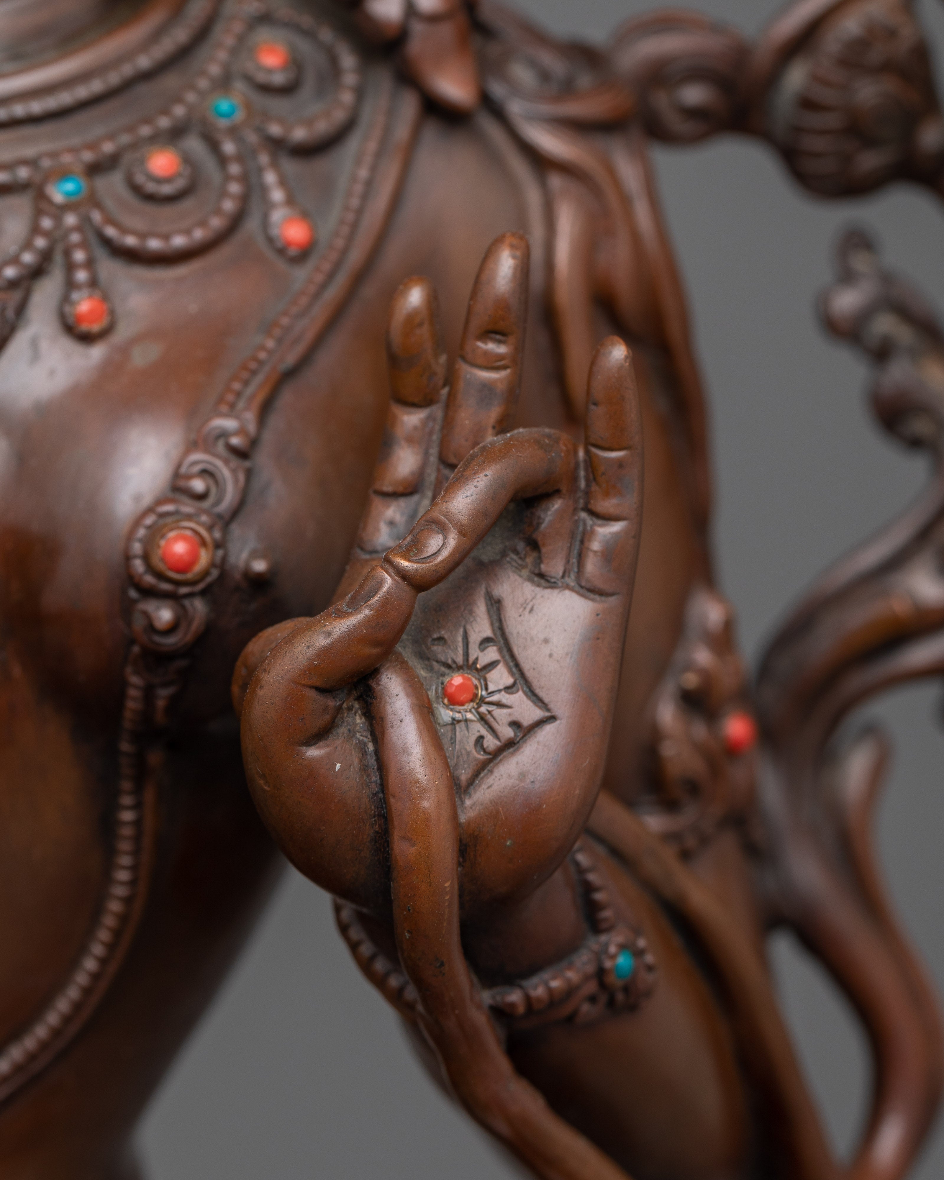 Green Tara Oxidized Figure Statue | Embrace Compassionate Protection