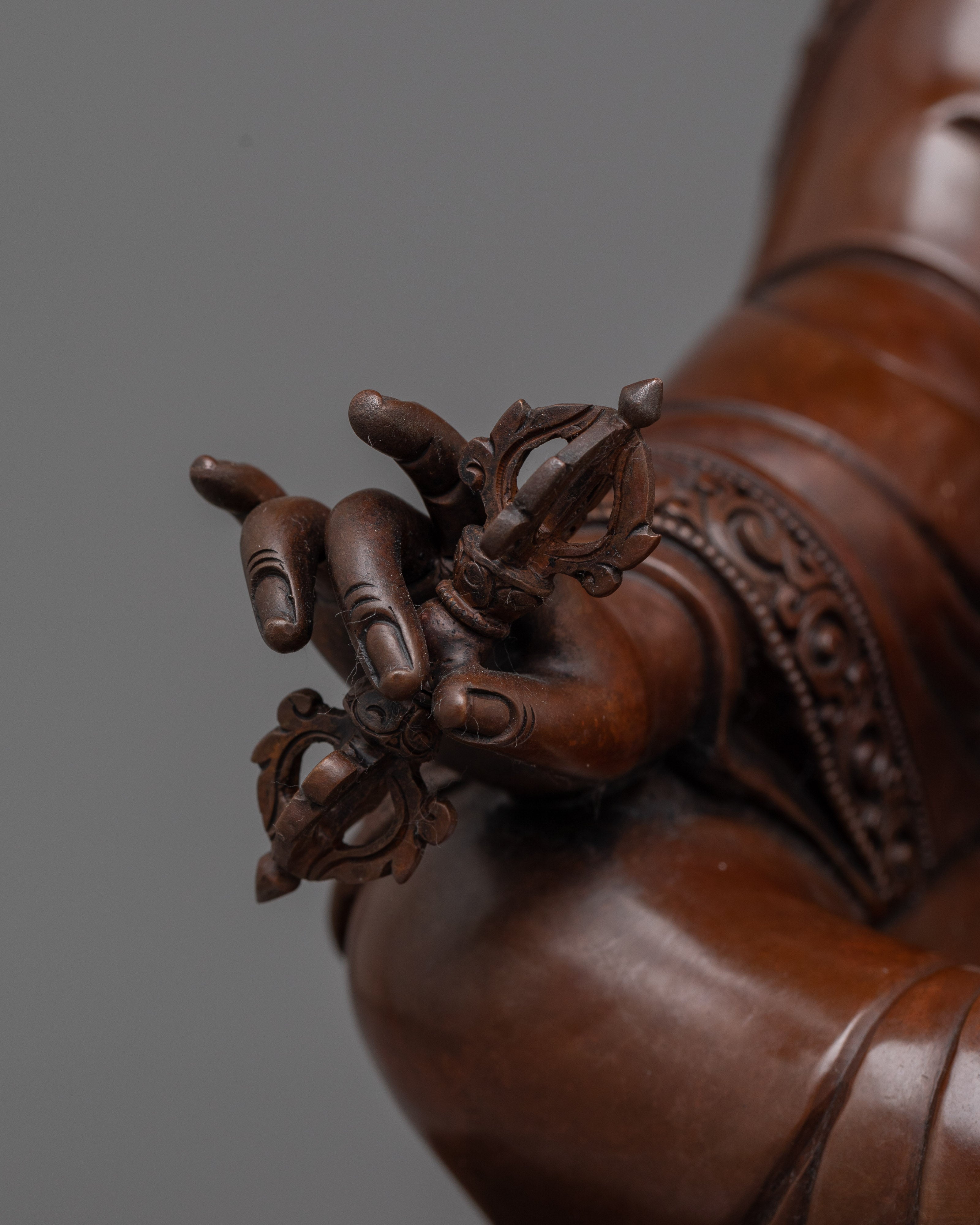 Guru Rinpoche Oxidized Statue | Awaken to Profound Spiritual Insights