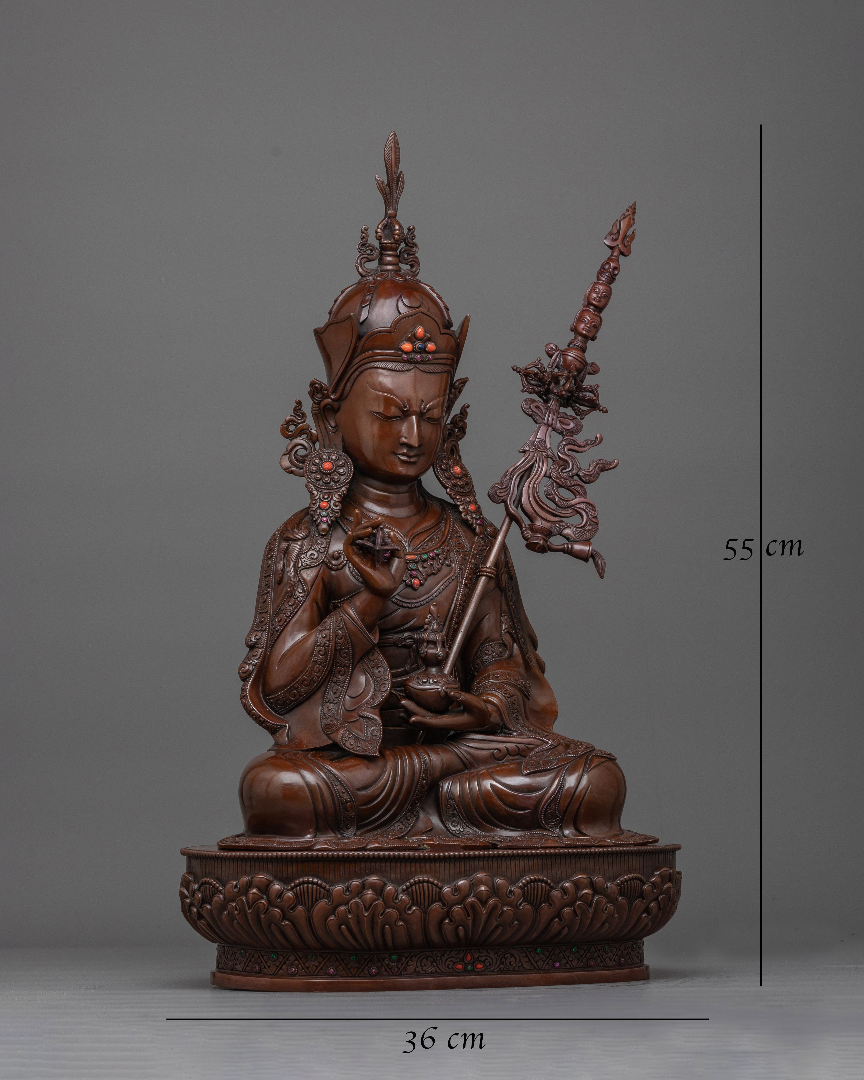 Oxidized Guru Rinpoche Figure | Embrace Spiritual Transformation