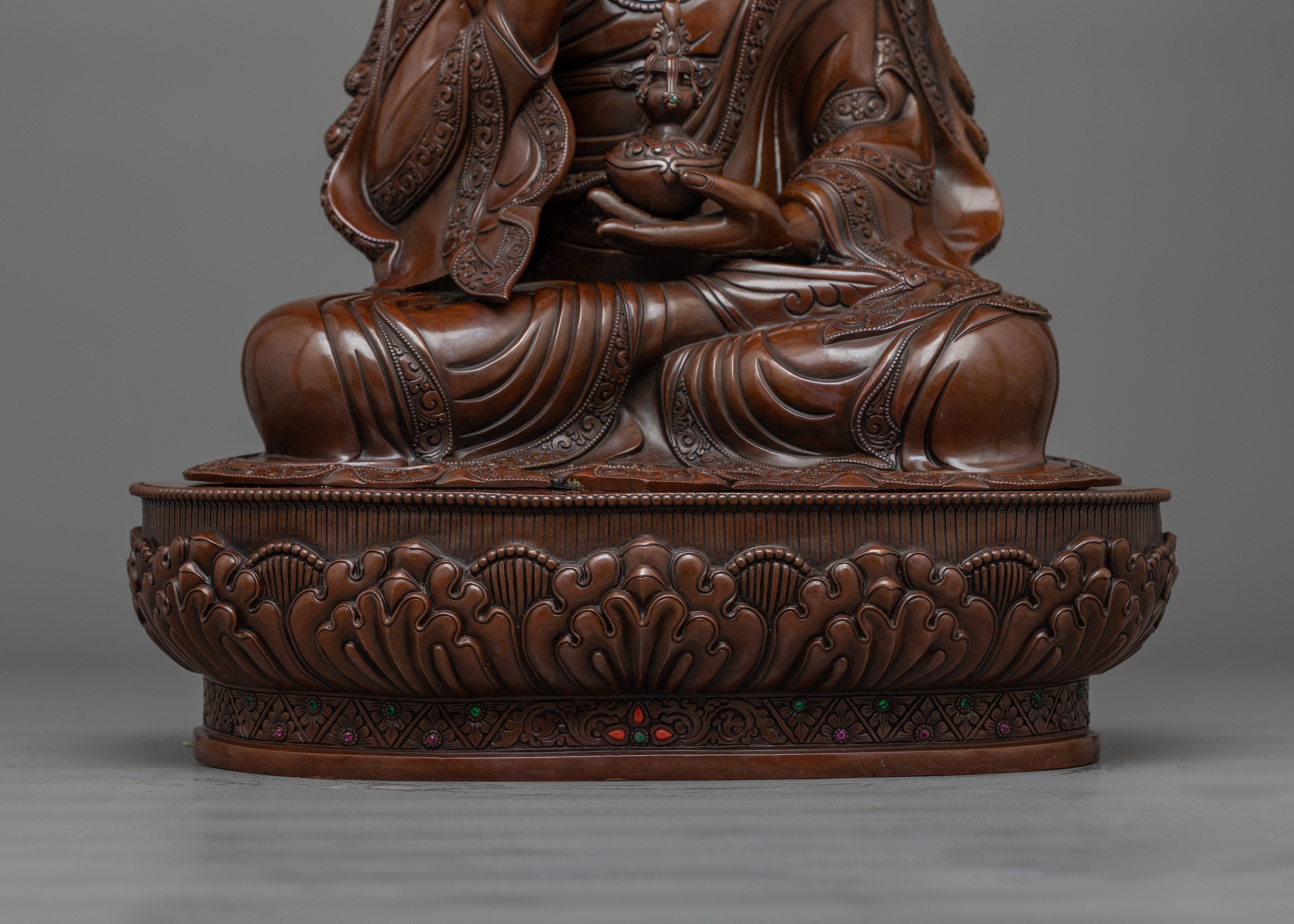 Oxidized Guru Rinpoche Figure | Embrace Spiritual Transformation