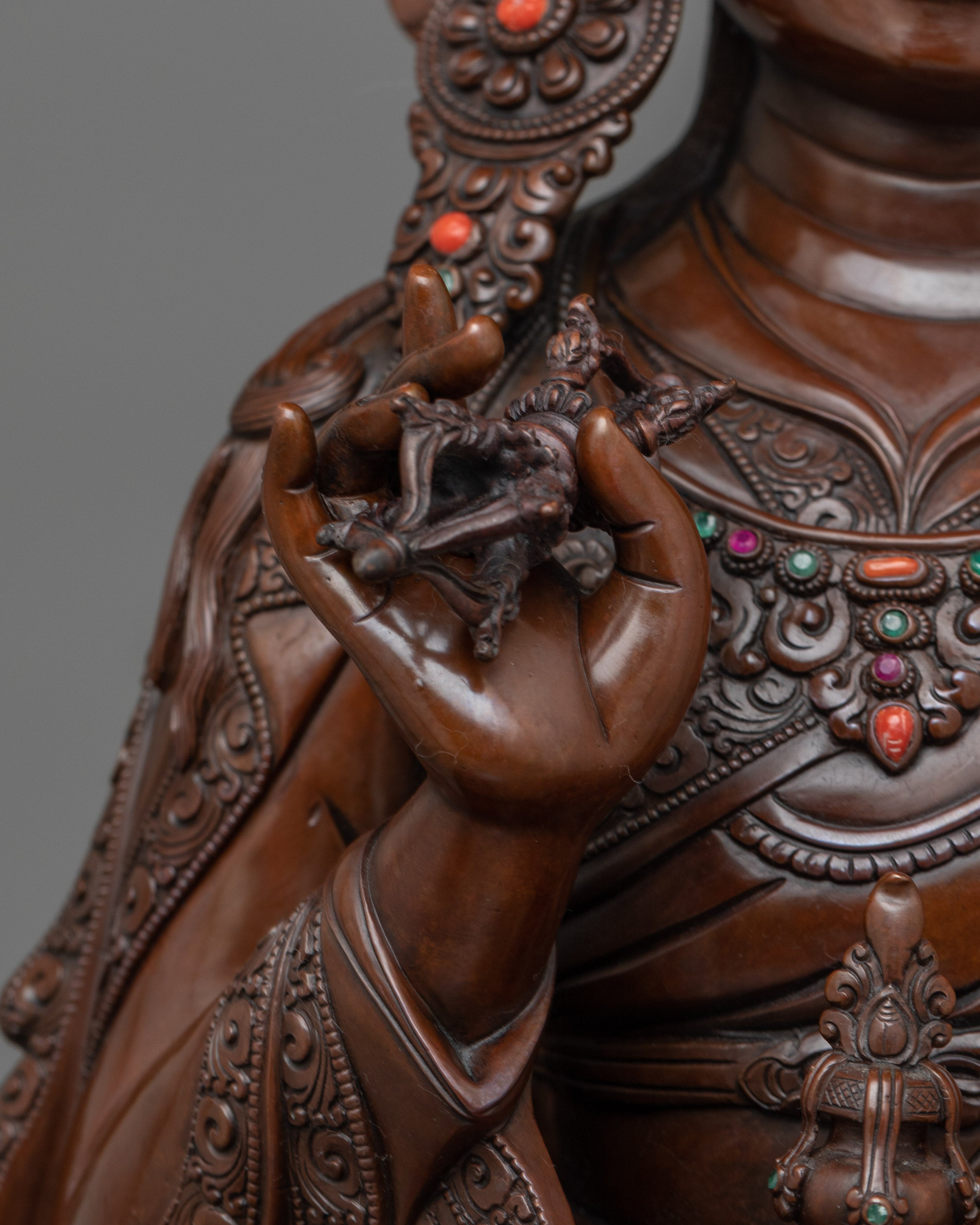 Oxidized Guru Rinpoche Figure | Embrace Spiritual Transformation