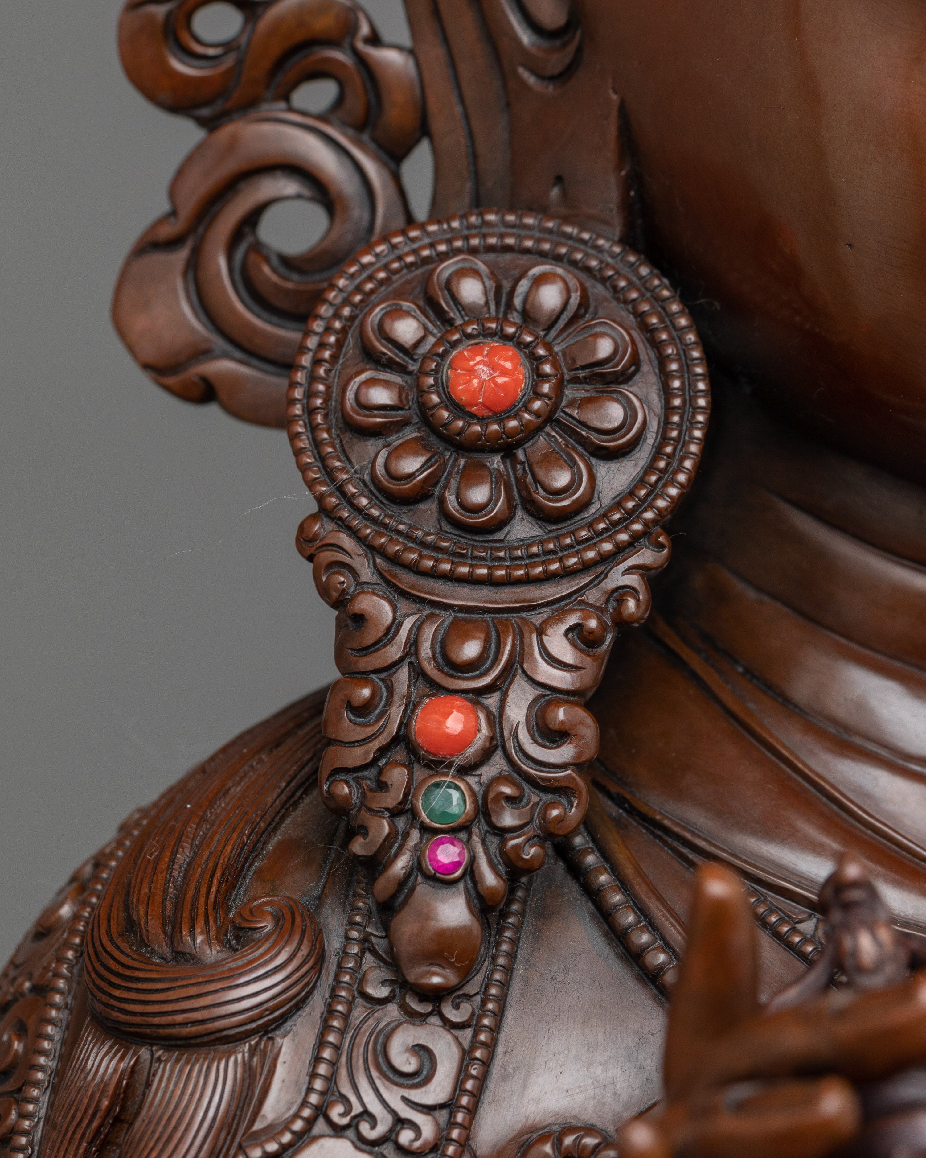 Oxidized Guru Rinpoche Figure | Embrace Spiritual Transformation