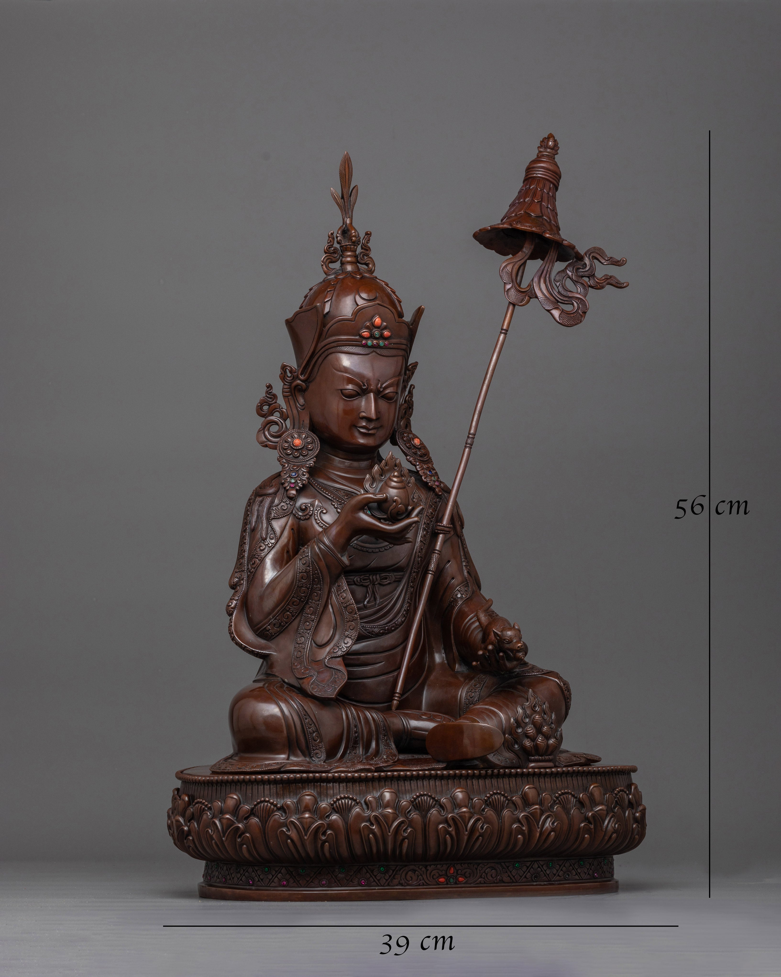 Oxidized Guru Norla Statue | Embrace Spiritual Enlightenment