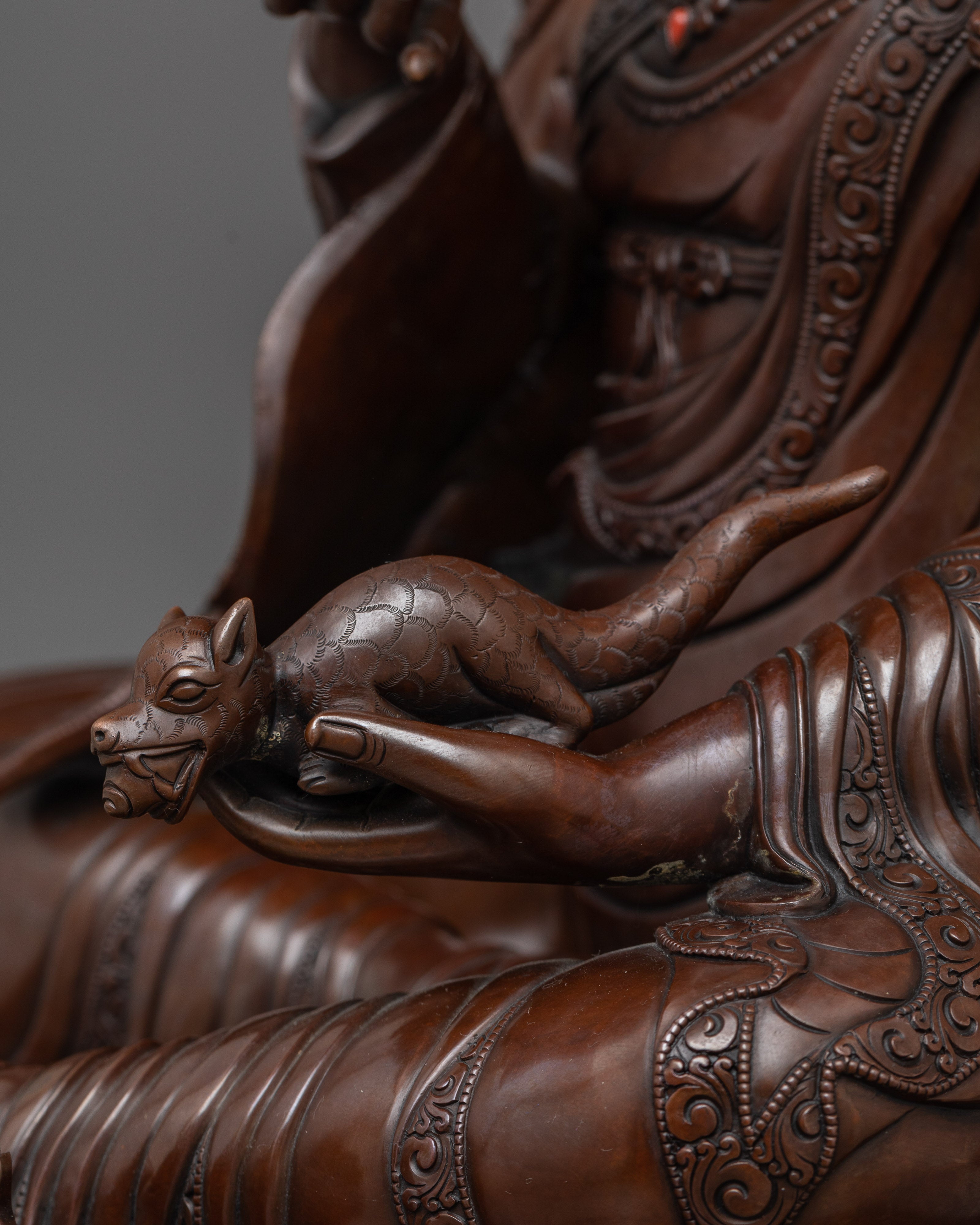 Oxidized Guru Norla Statue | Embrace Spiritual Enlightenment
