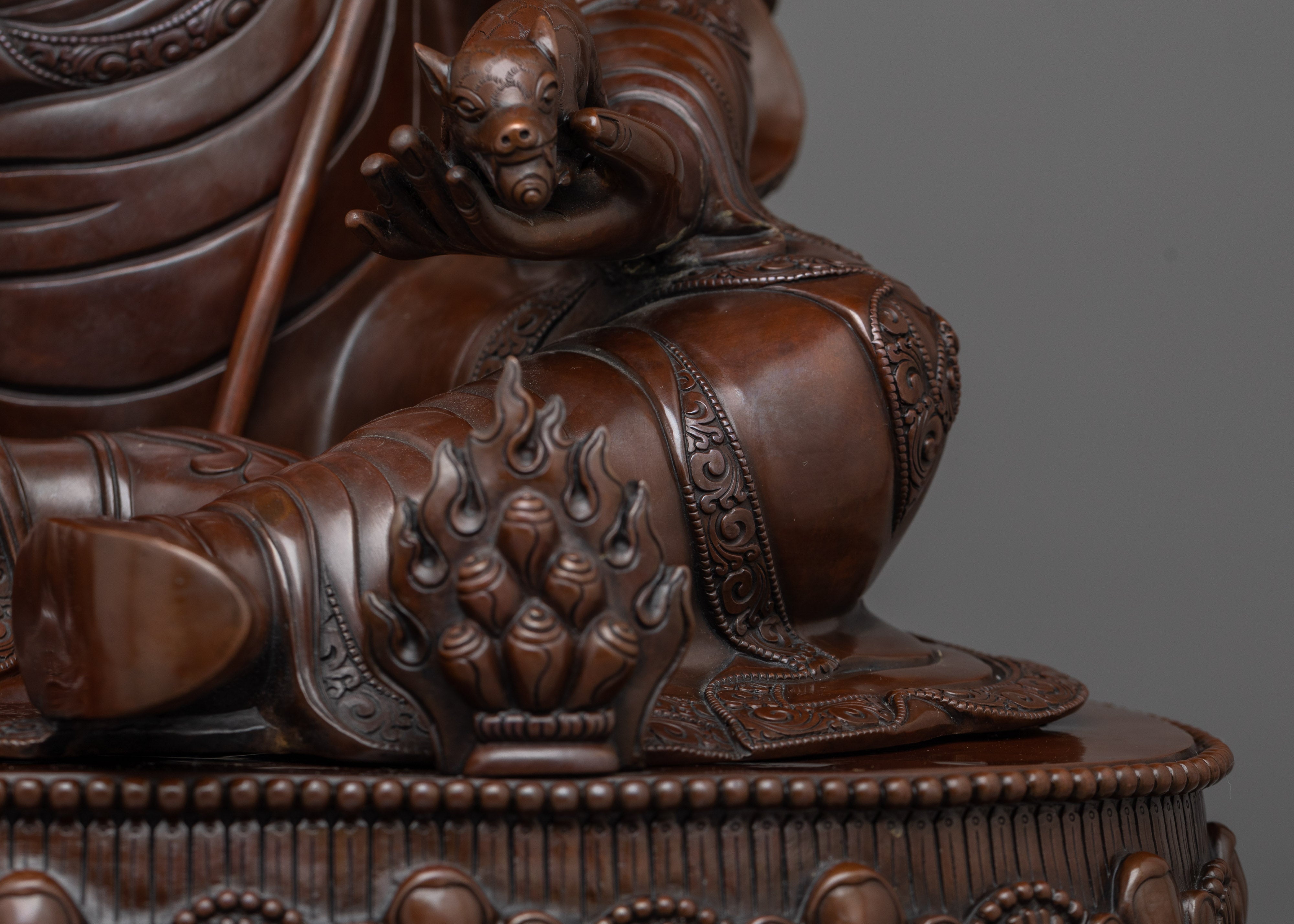 Oxidized Guru Norla Statue | Embrace Spiritual Enlightenment