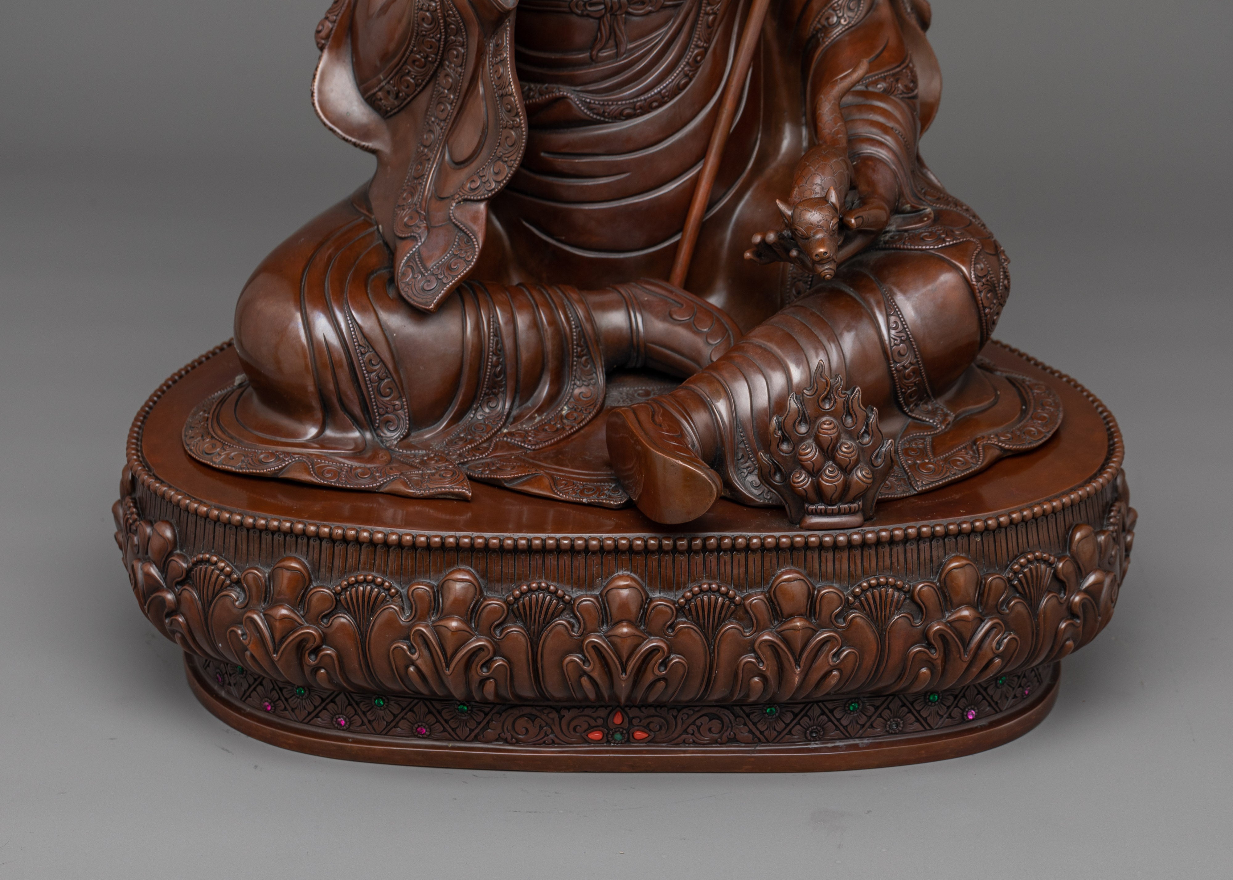 Oxidized Guru Norla Statue | Embrace Spiritual Enlightenment