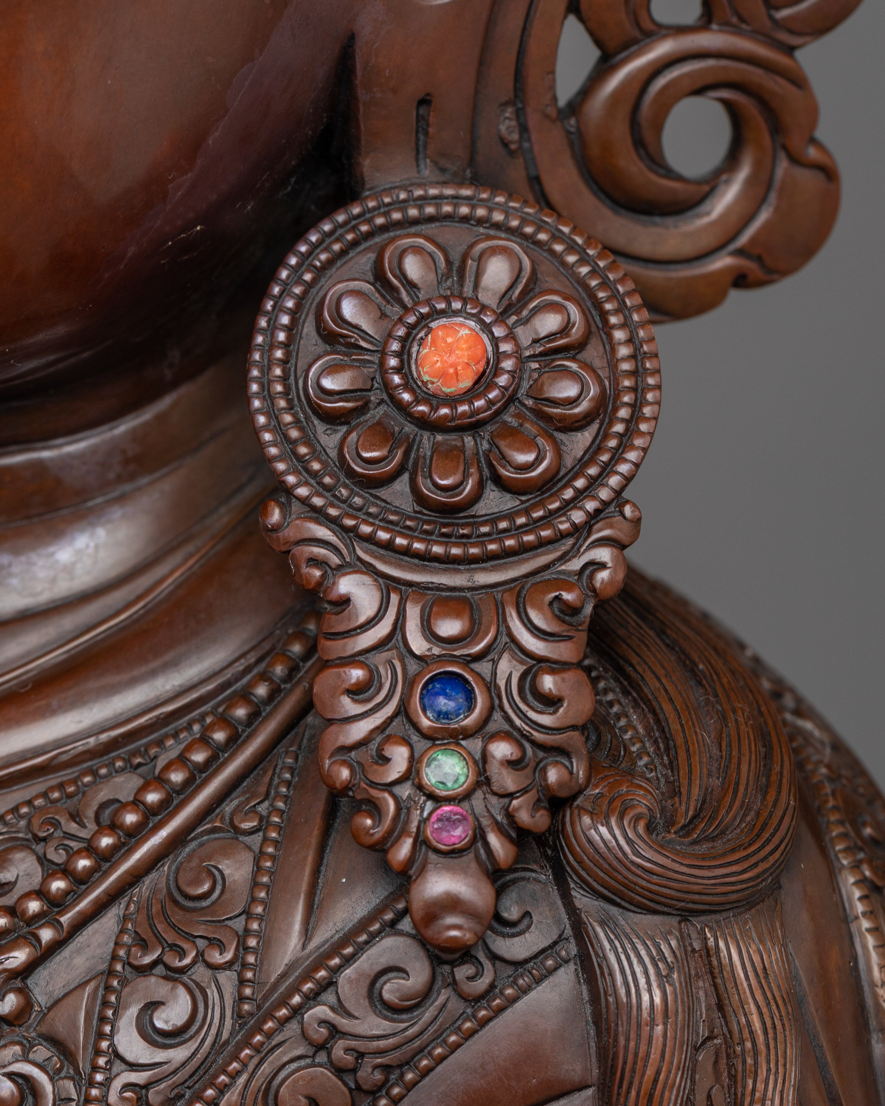 Oxidized Guru Norla Statue | Embrace Spiritual Enlightenment