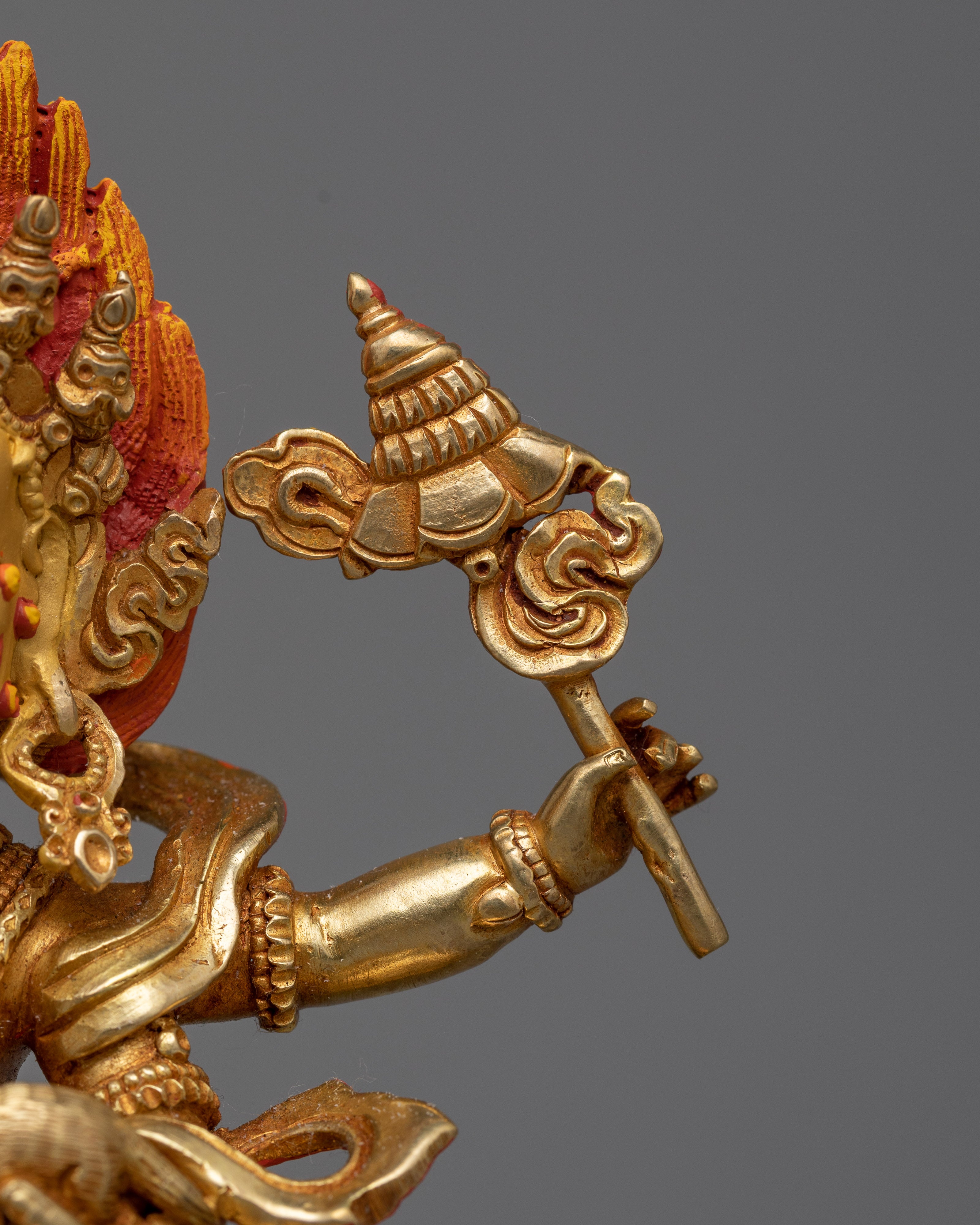 Four-Armed Black Dzambhala Statue | Beginner’s Prosperity Guardian