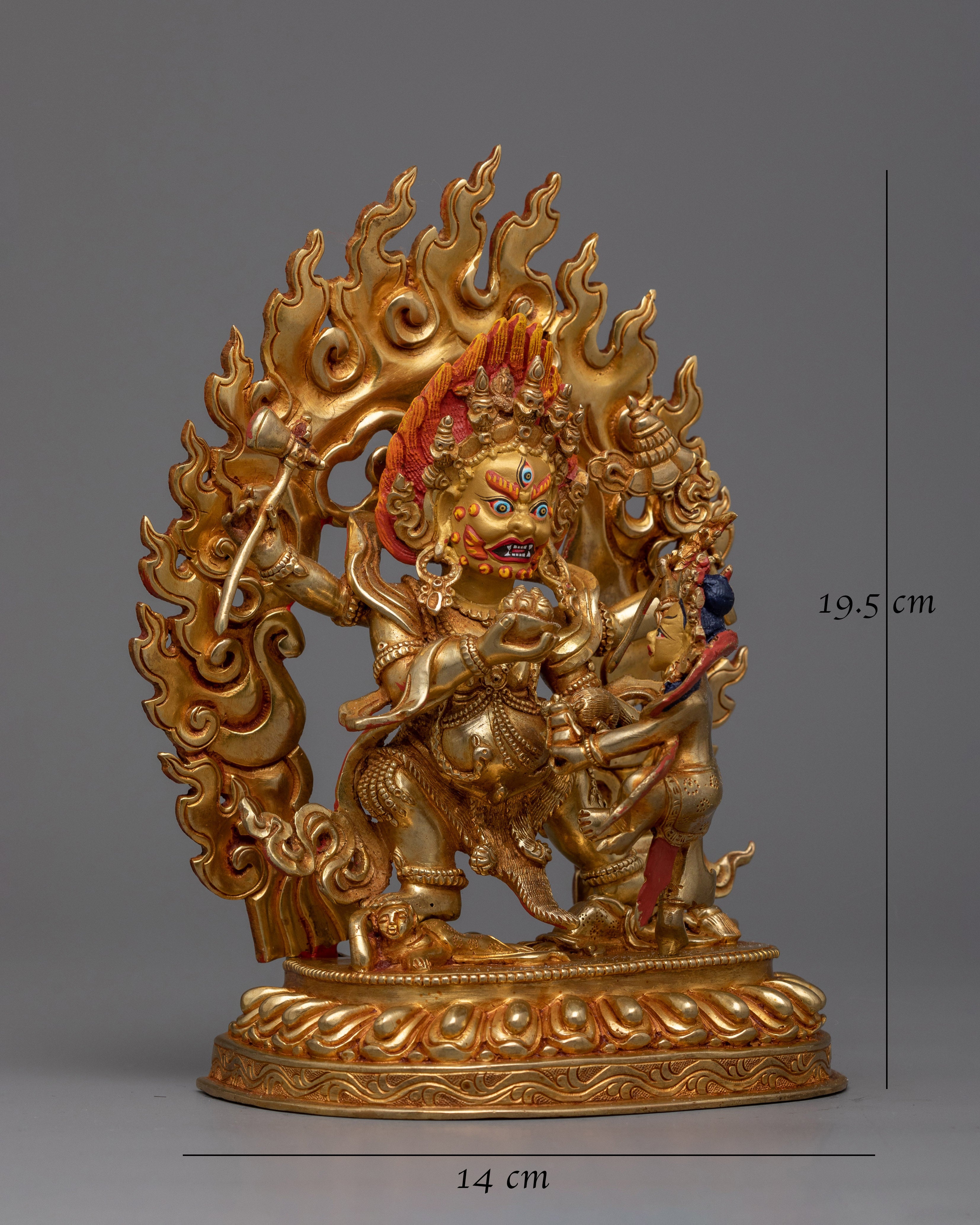 Four-Armed Black Dzambhala Statue | Beginner’s Prosperity Guardian