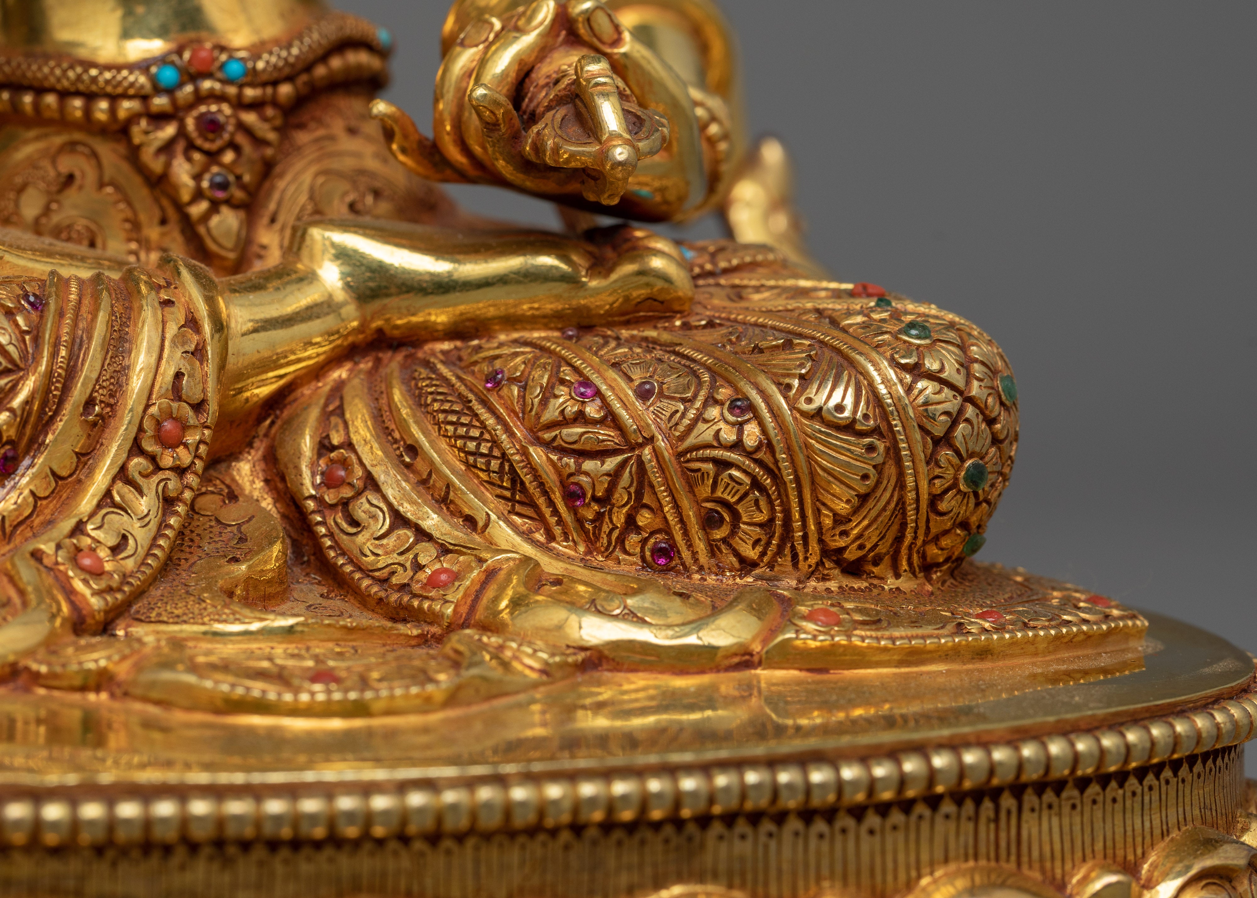 Exquisite Bodhisattva Set | Gold Gilded Copper Statues from Nepal