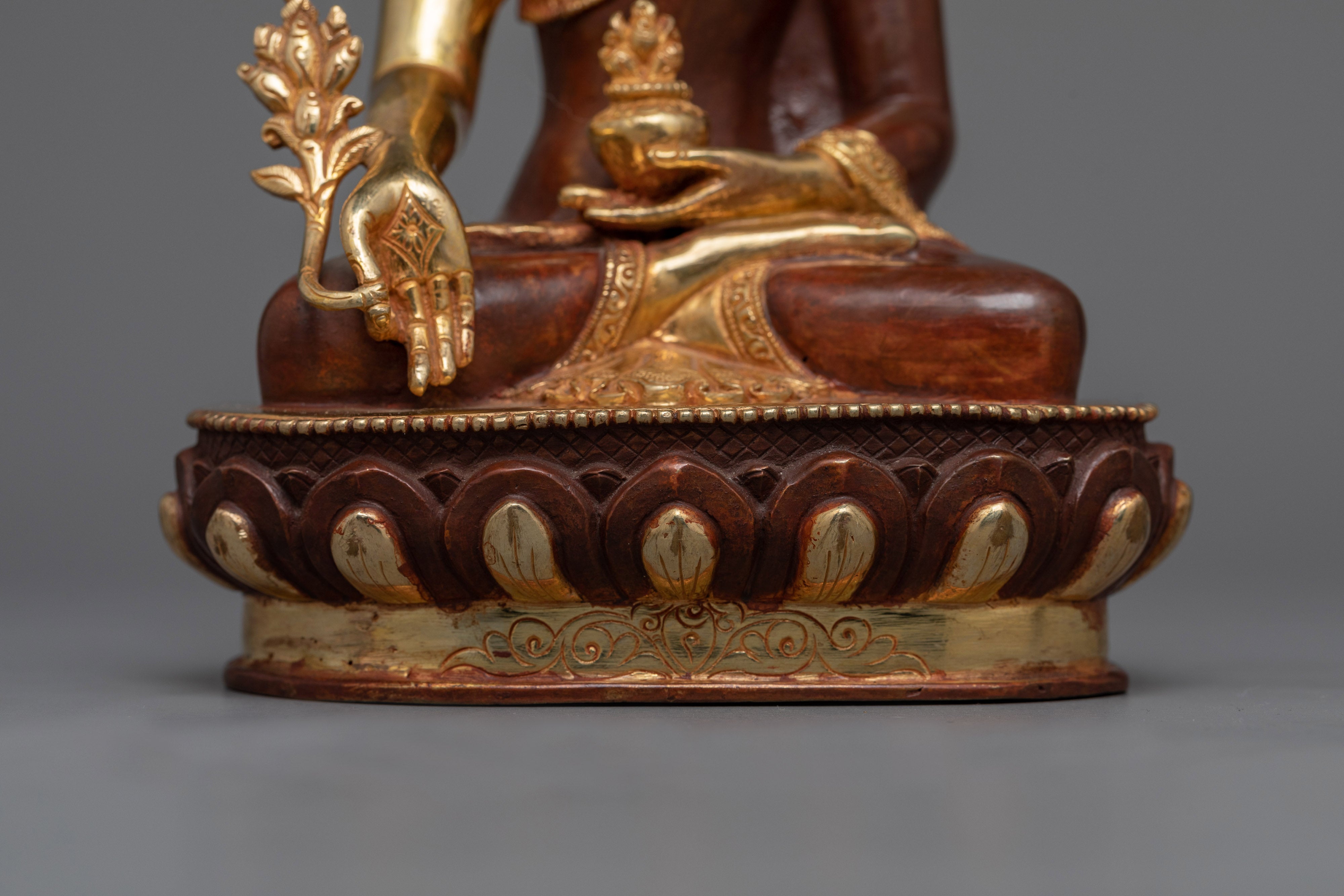 20cm Three Buddha Statue Set | Small Sculptures Perfect for Travel Altar