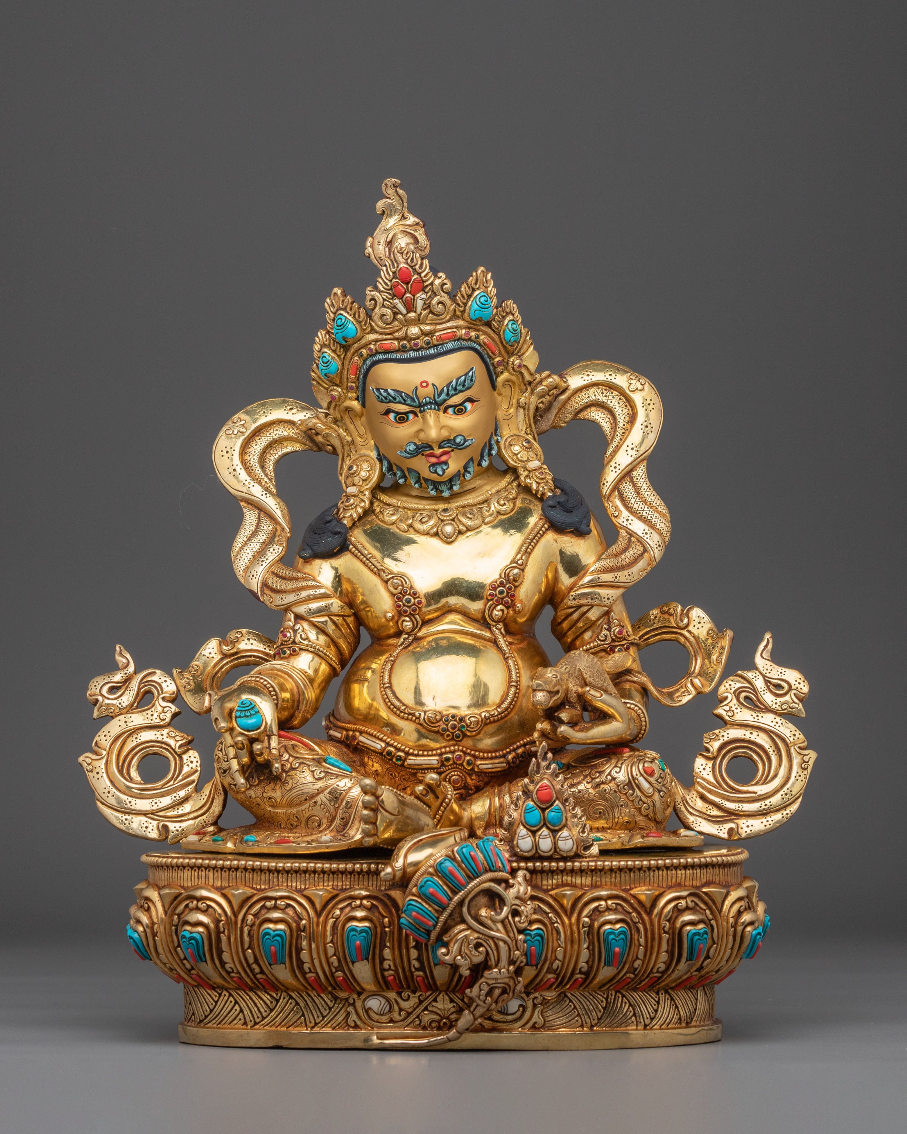 Statue of Wealth Icon Dzambhala | Symbol of Abundance